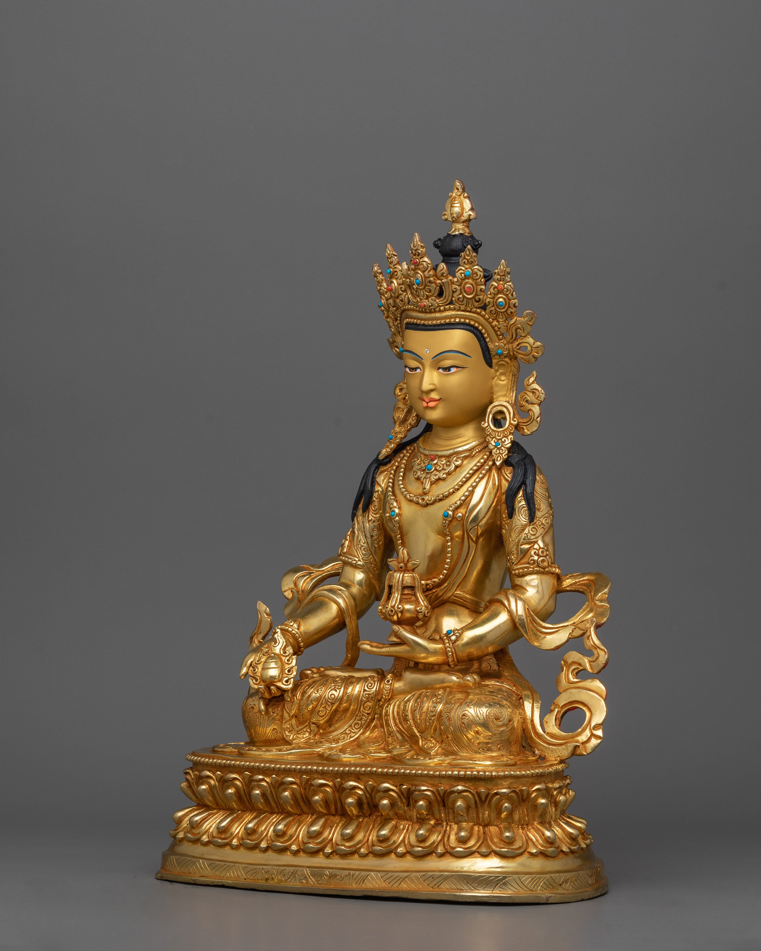 Handmade Bodhisattva Deity Kshitigarbha | Guardian of the Underworld