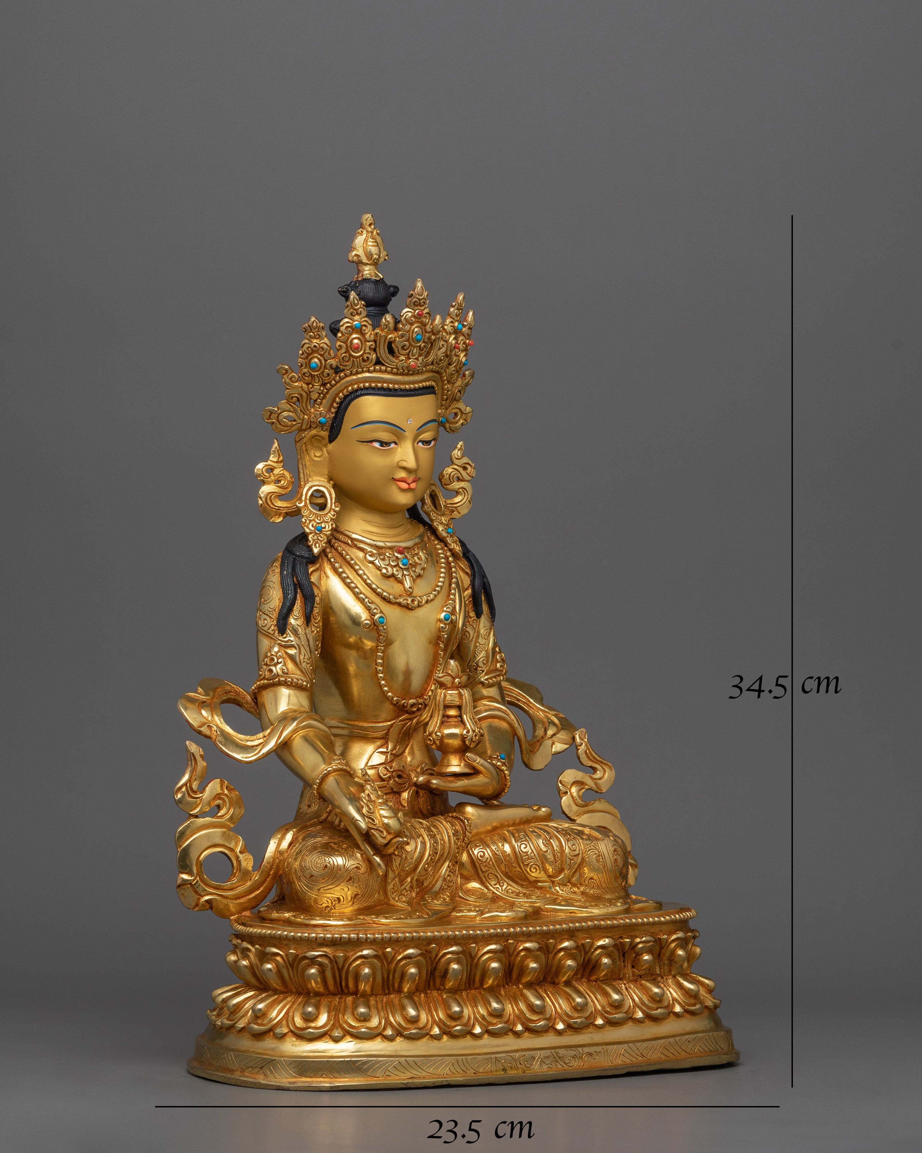 Handmade Bodhisattva Deity Kshitigarbha