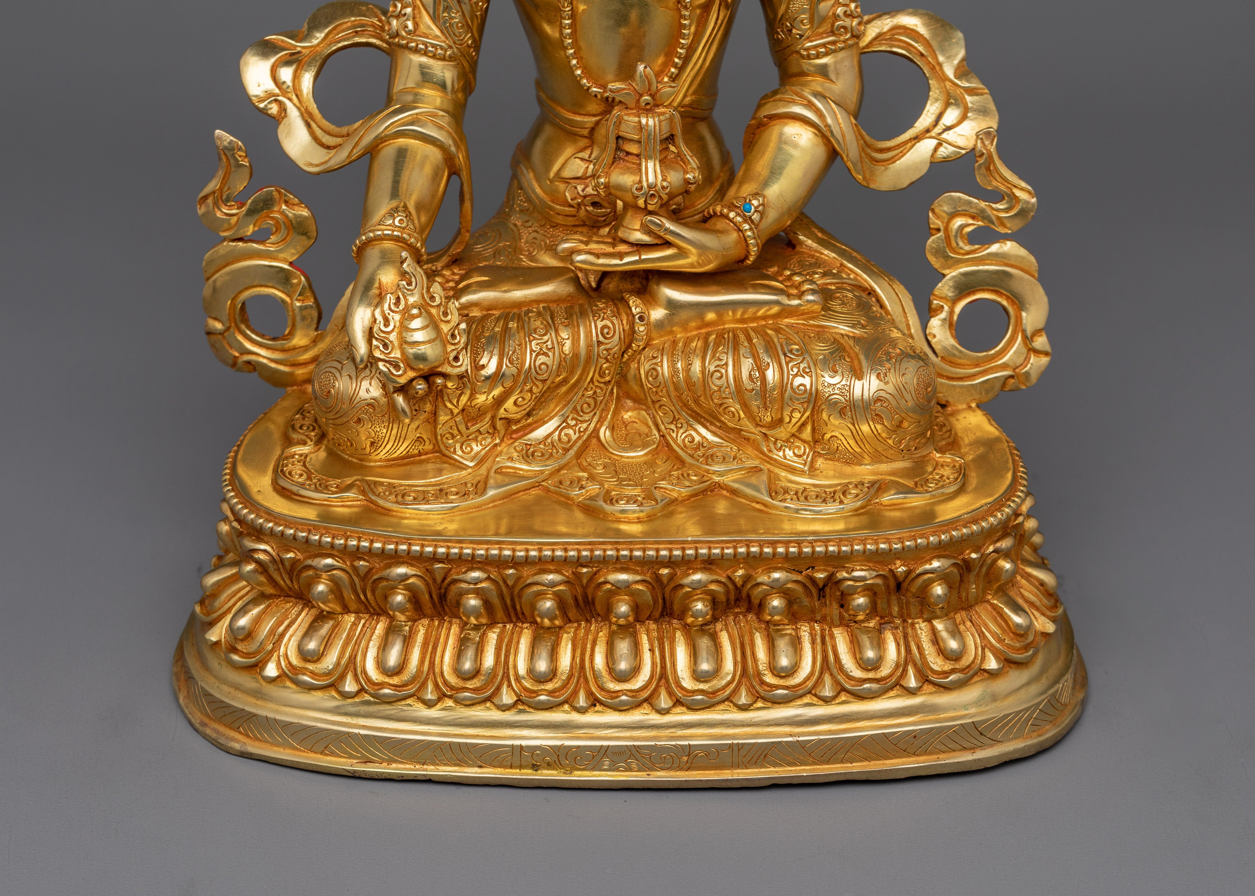 Handmade Bodhisattva Deity Kshitigarbha | Guardian of the Underworld