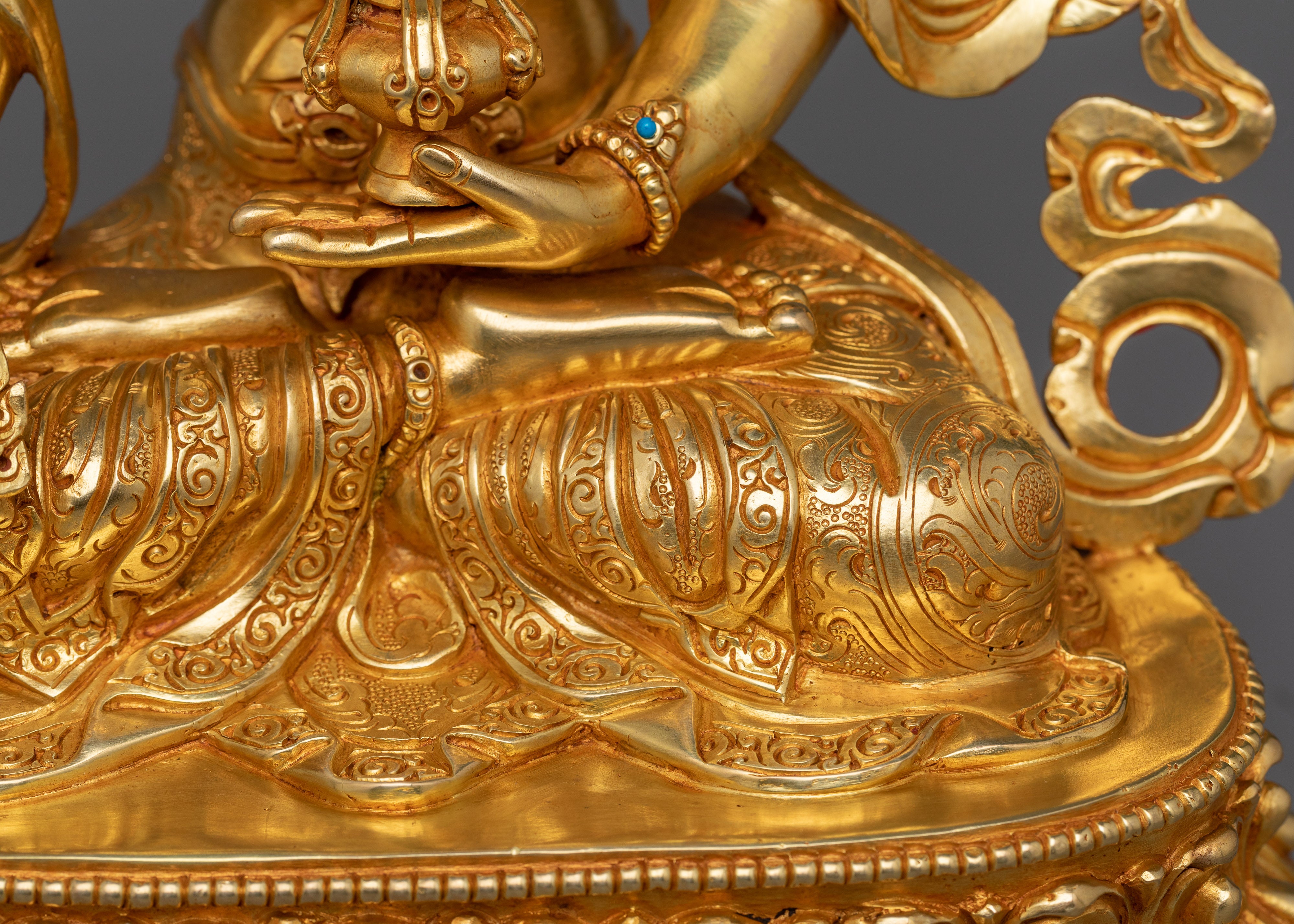 Handmade Bodhisattva Deity Kshitigarbha | Guardian of the Underworld