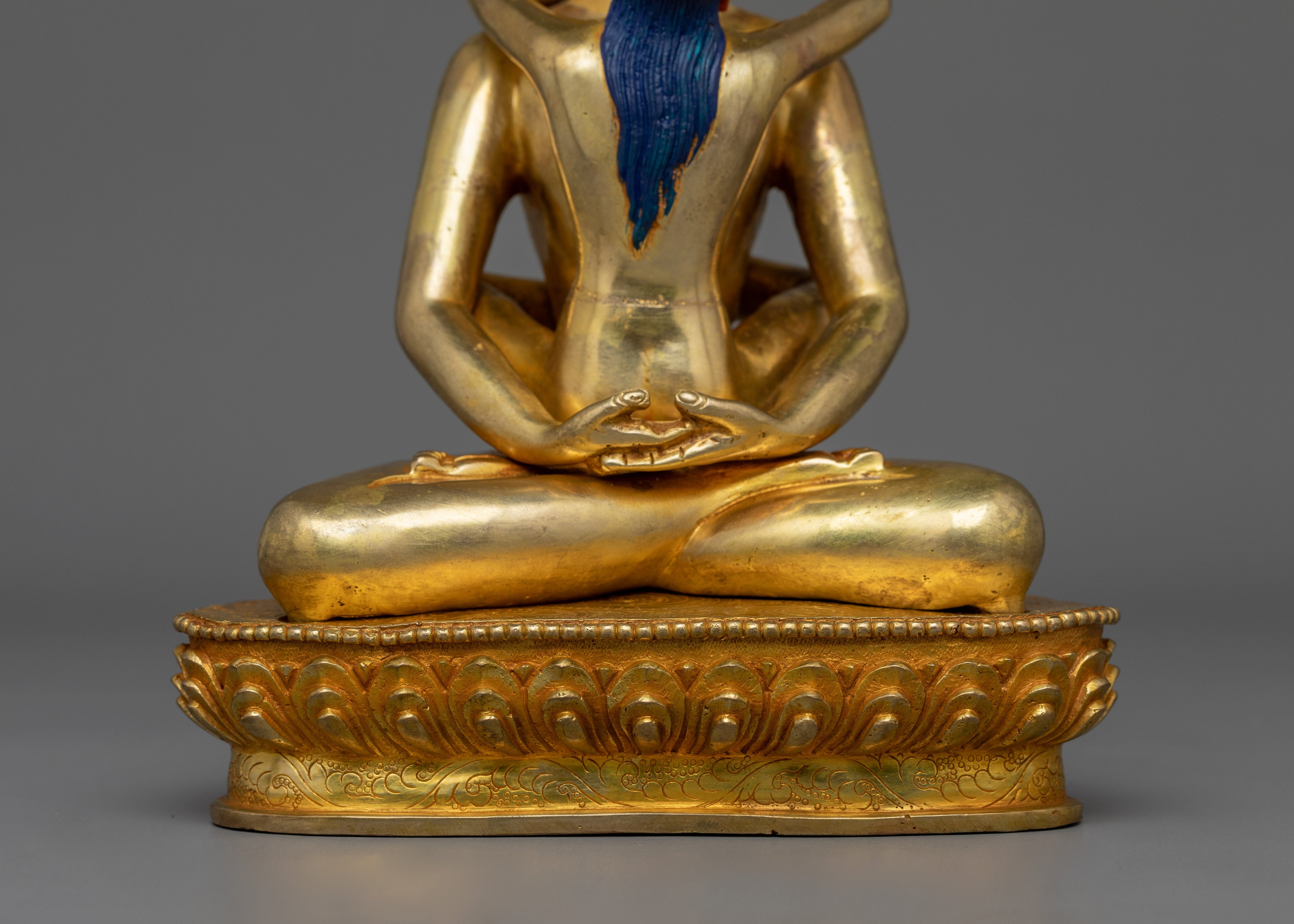 8.5 Inches SamanthaBhadra with Consort Statue | Embodiment of Compassion