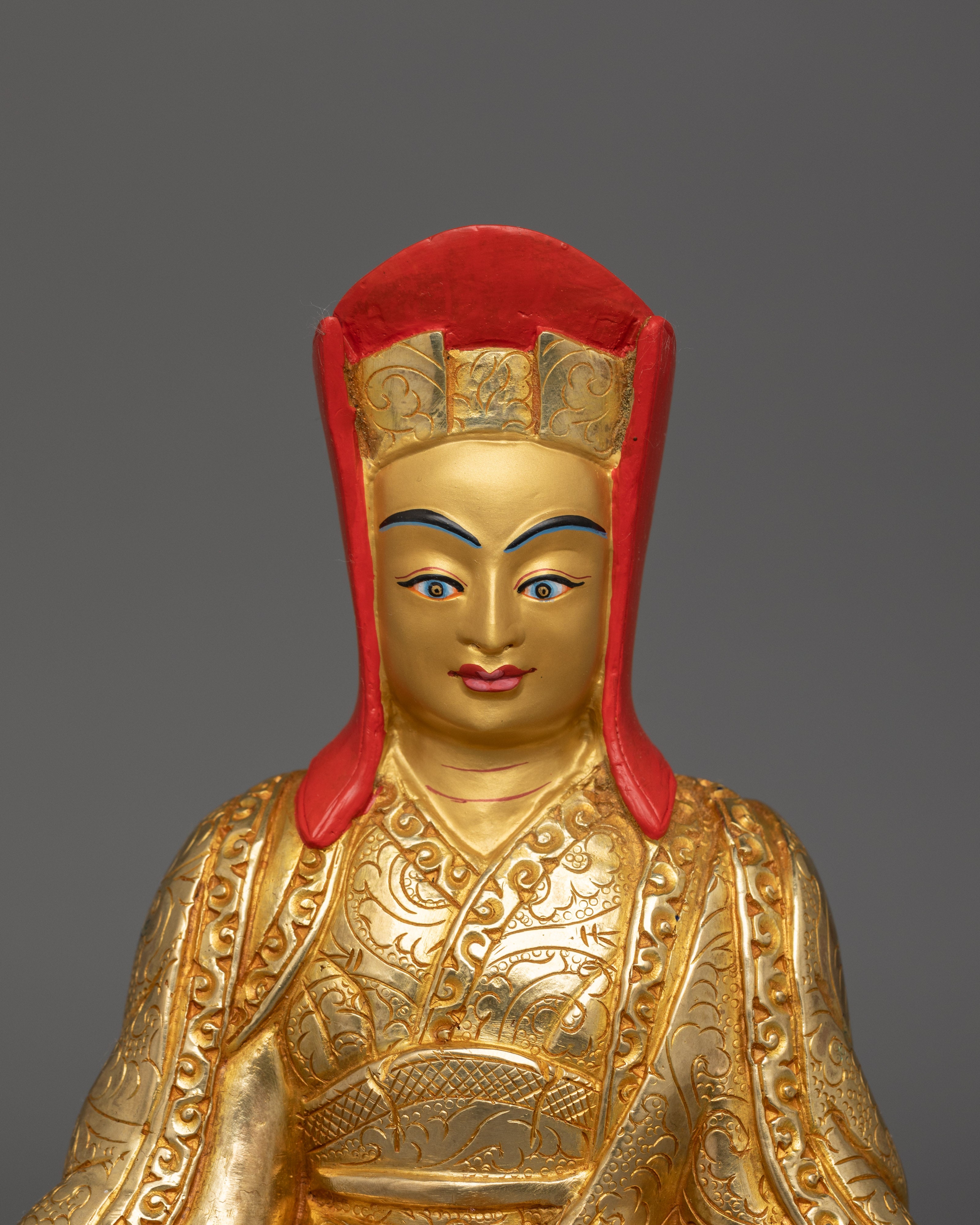 8.9 Inches Gampopa Statue | The Founder of the Kagyu Lineage