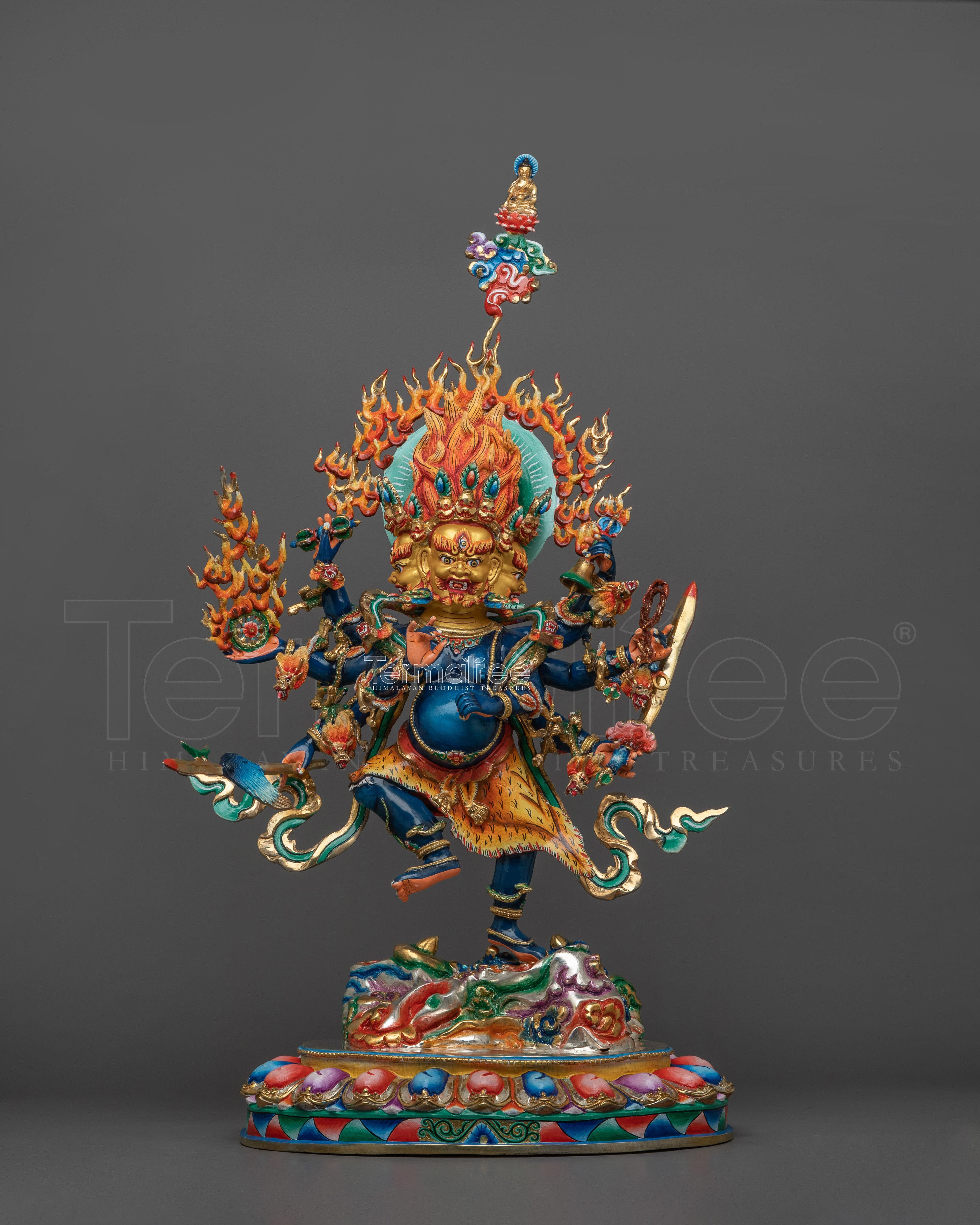 Uchusma with Beautiful Acrylic Painting Statue | The Powerful Protector