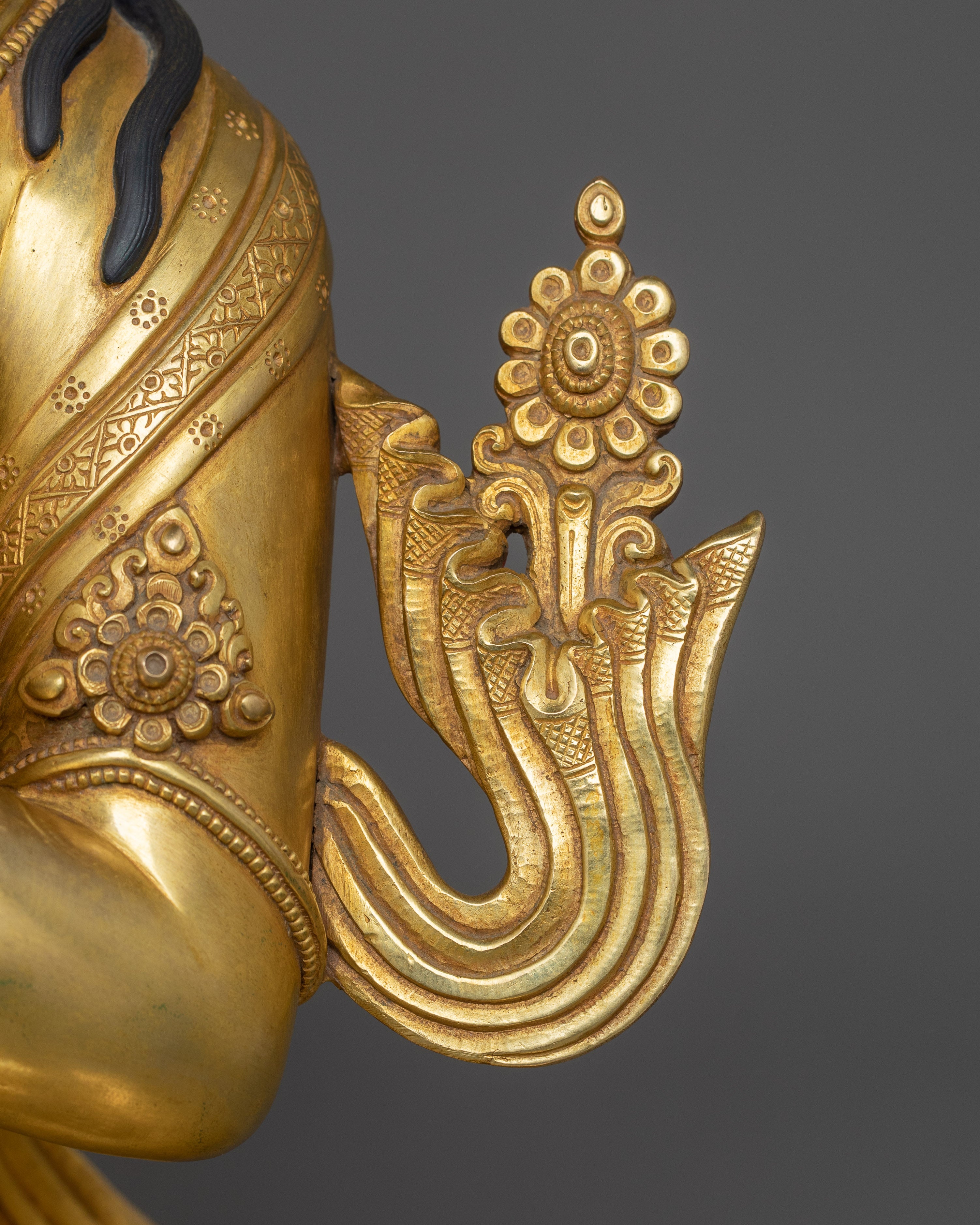 Handmade Tibetan statue of Vajra Dhara | Holder of the Vajra