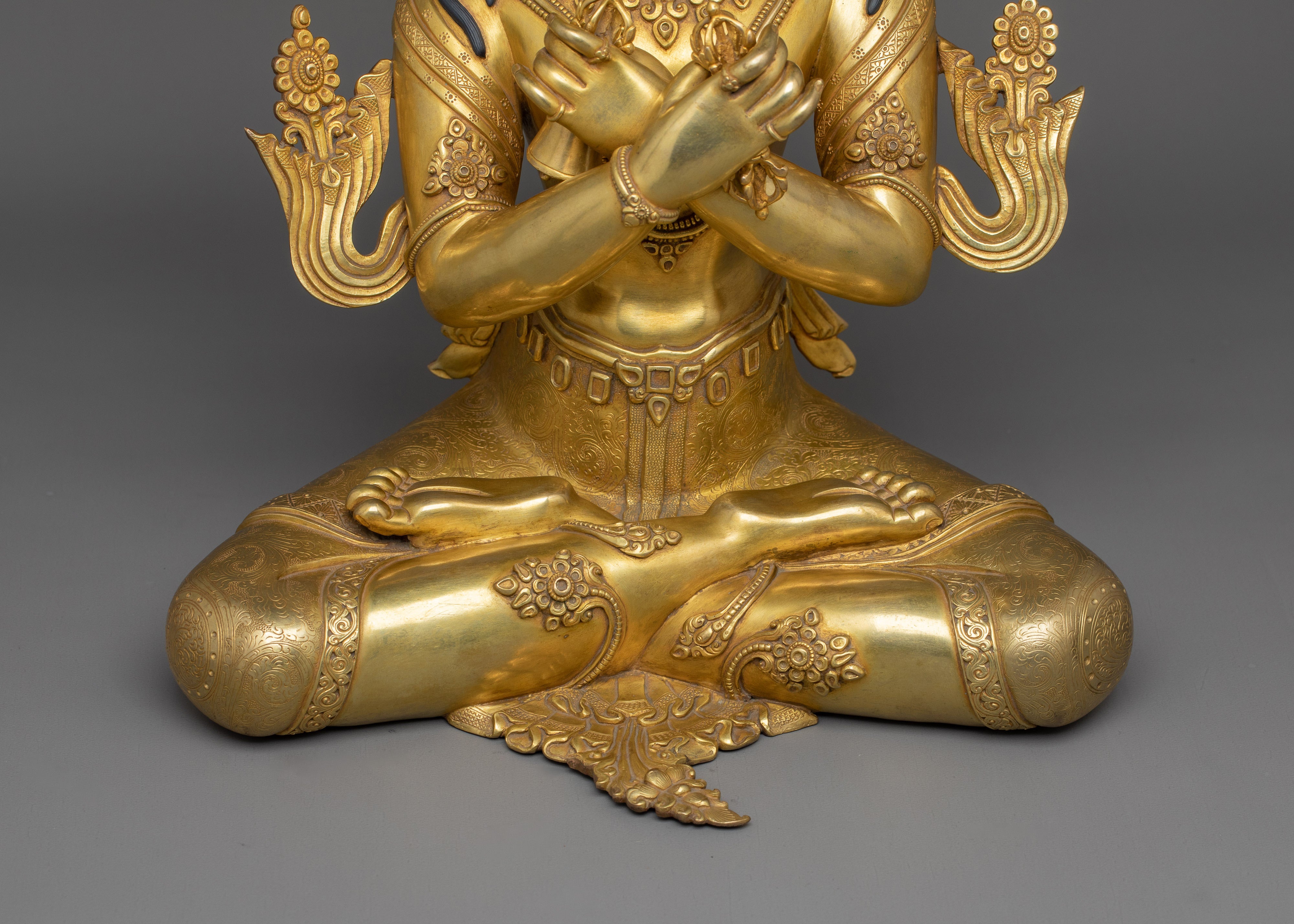 Handmade Tibetan statue of Vajra Dhara | Holder of the Vajra