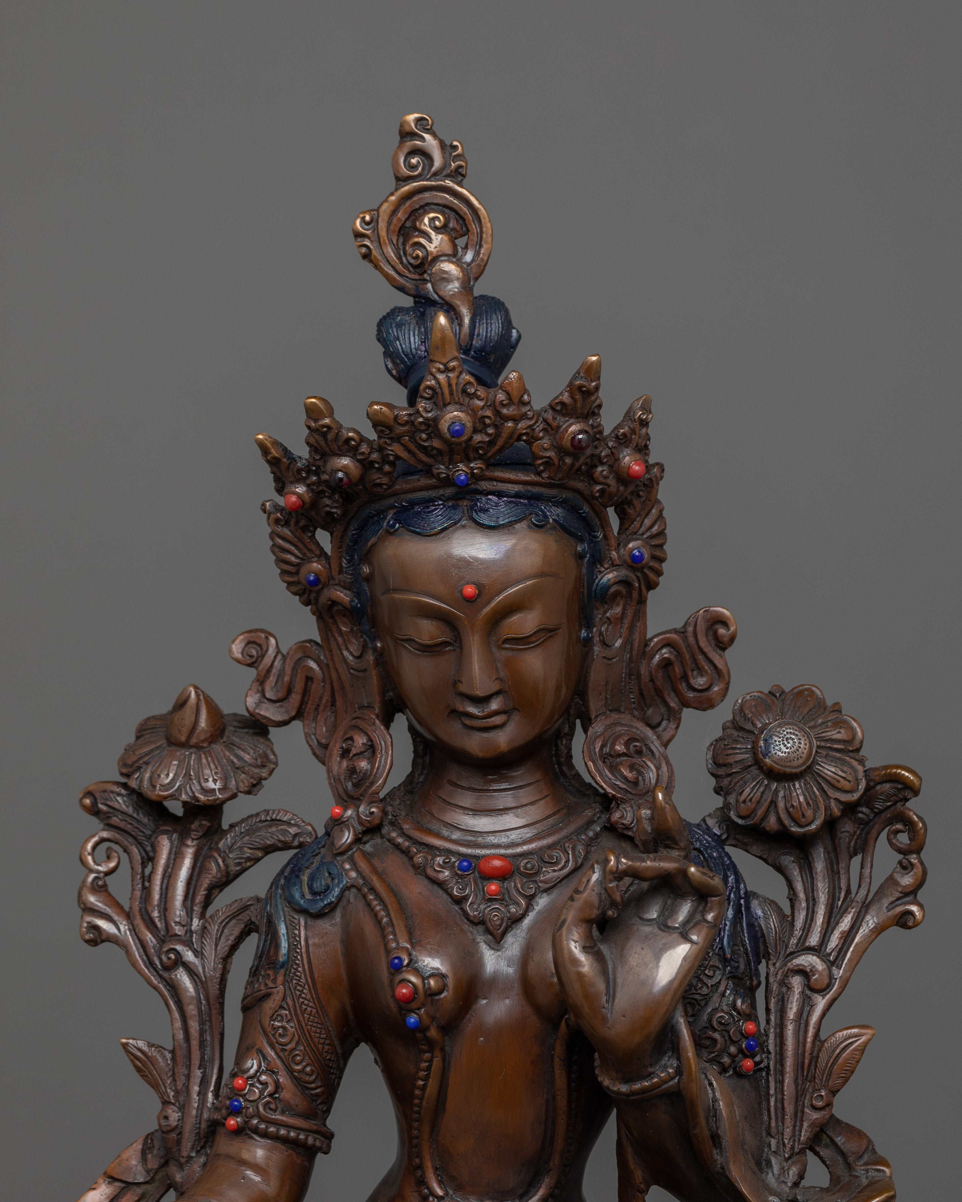 Statue of Standing Green Tara | Mother of the Buddhas