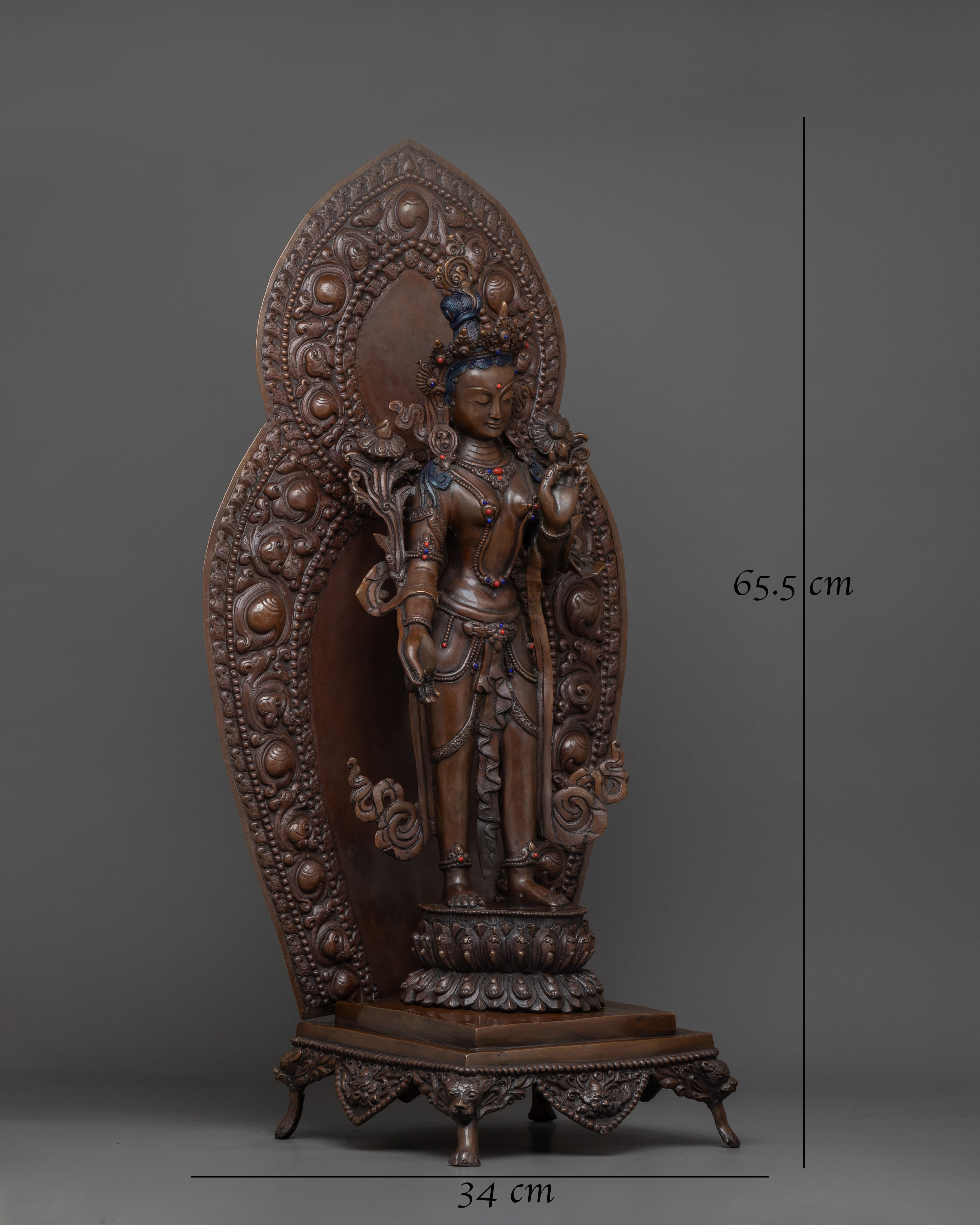 statue-of-standing-green-tara