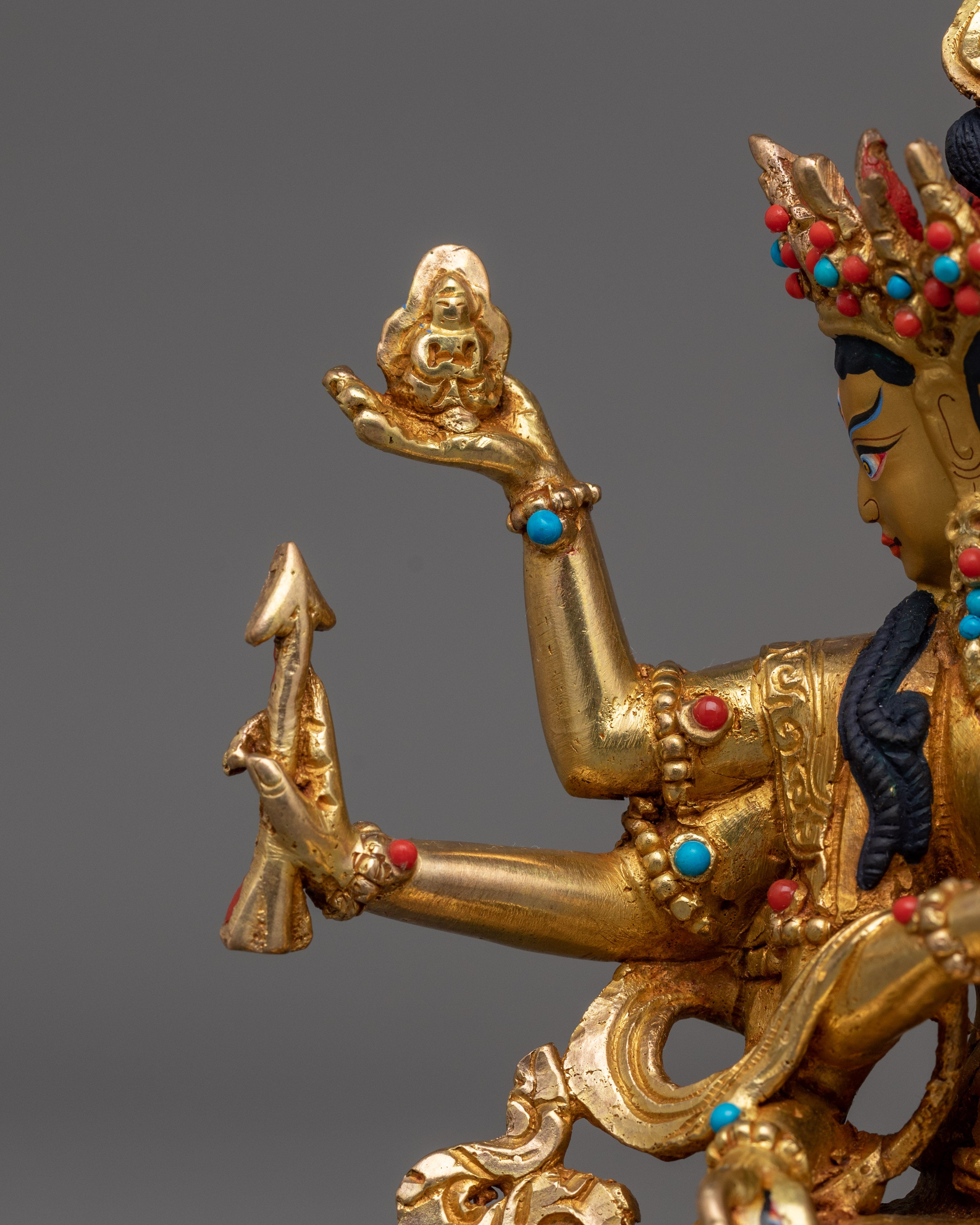 Six Armed Namgyalma Sculpture | Goddess of Eternal Well Being