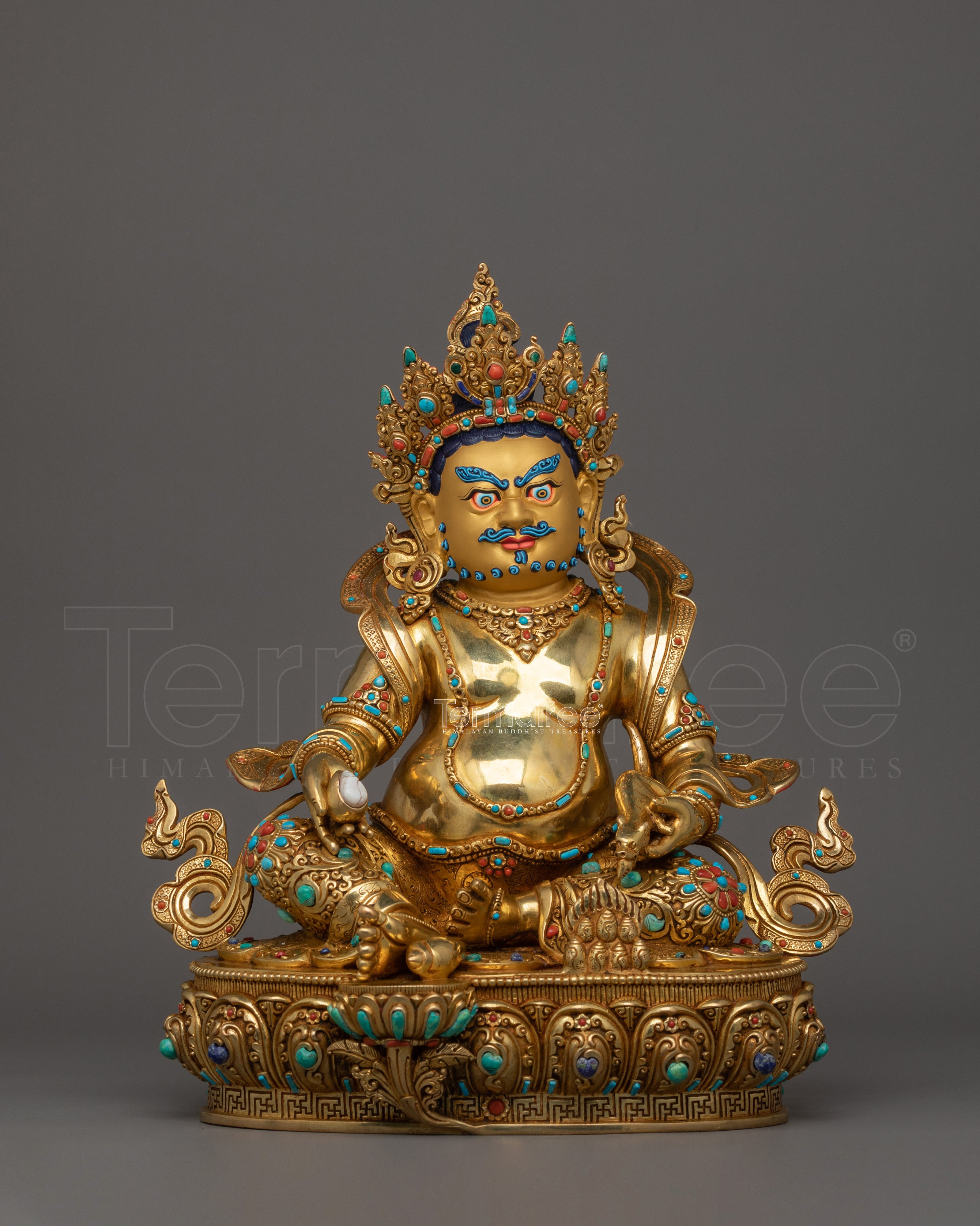 Tibetan Dzambhala Statue | Buddha of Wealth and Fortune