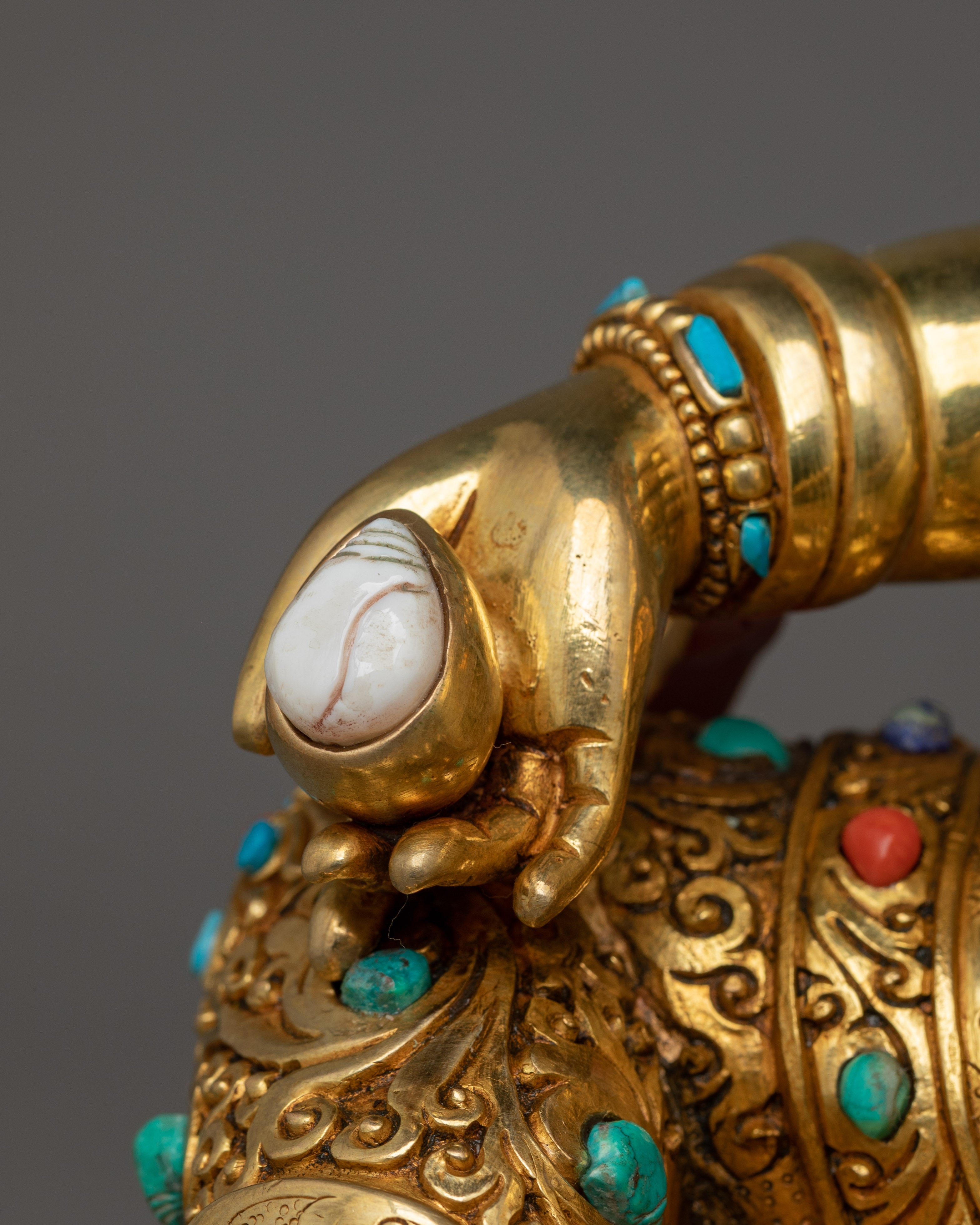 Tibetan Dzambhala Statue |  Buddha of Wealth and Fortune