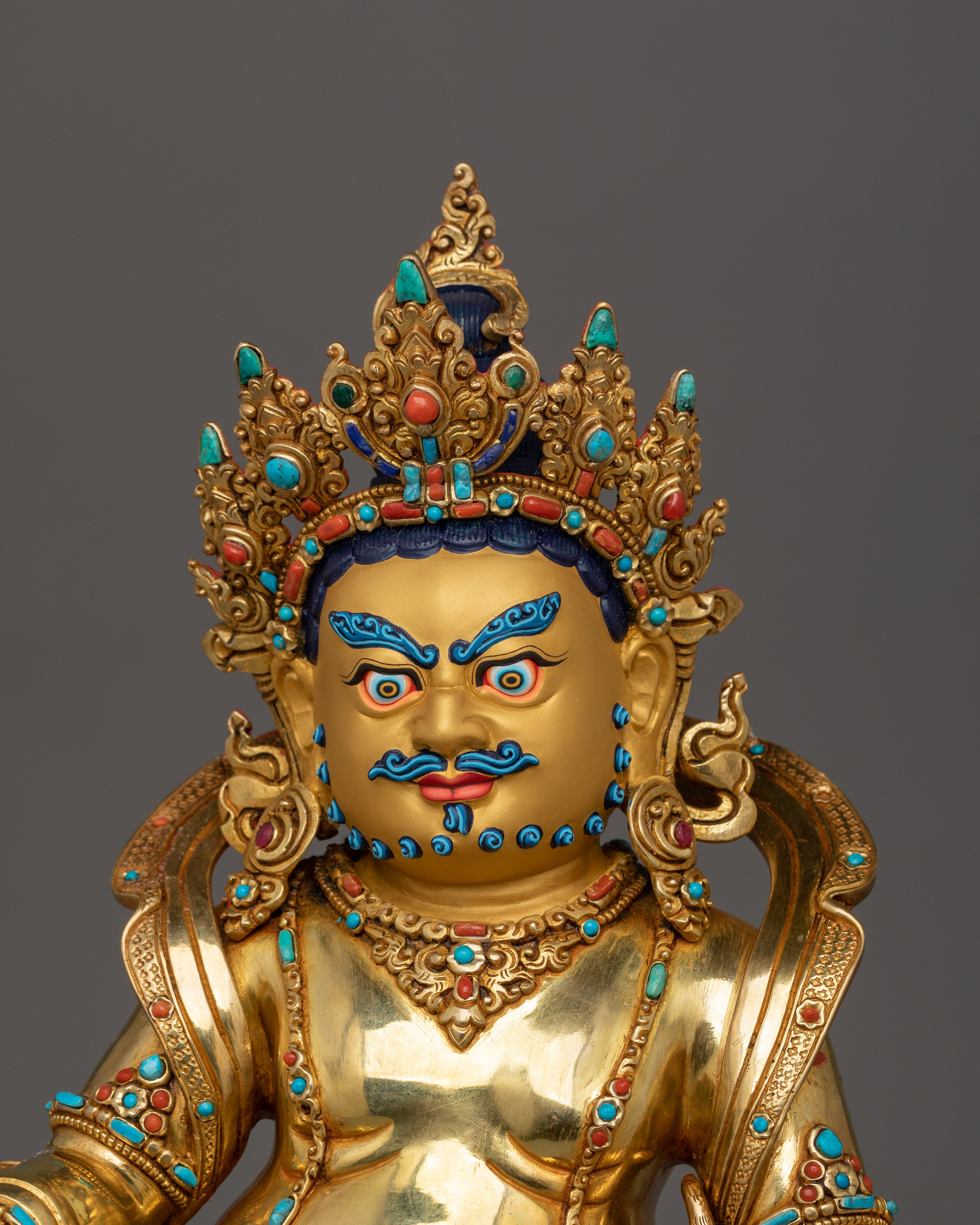 Tibetan Dzambhala Statue | Buddha of Wealth and Fortune