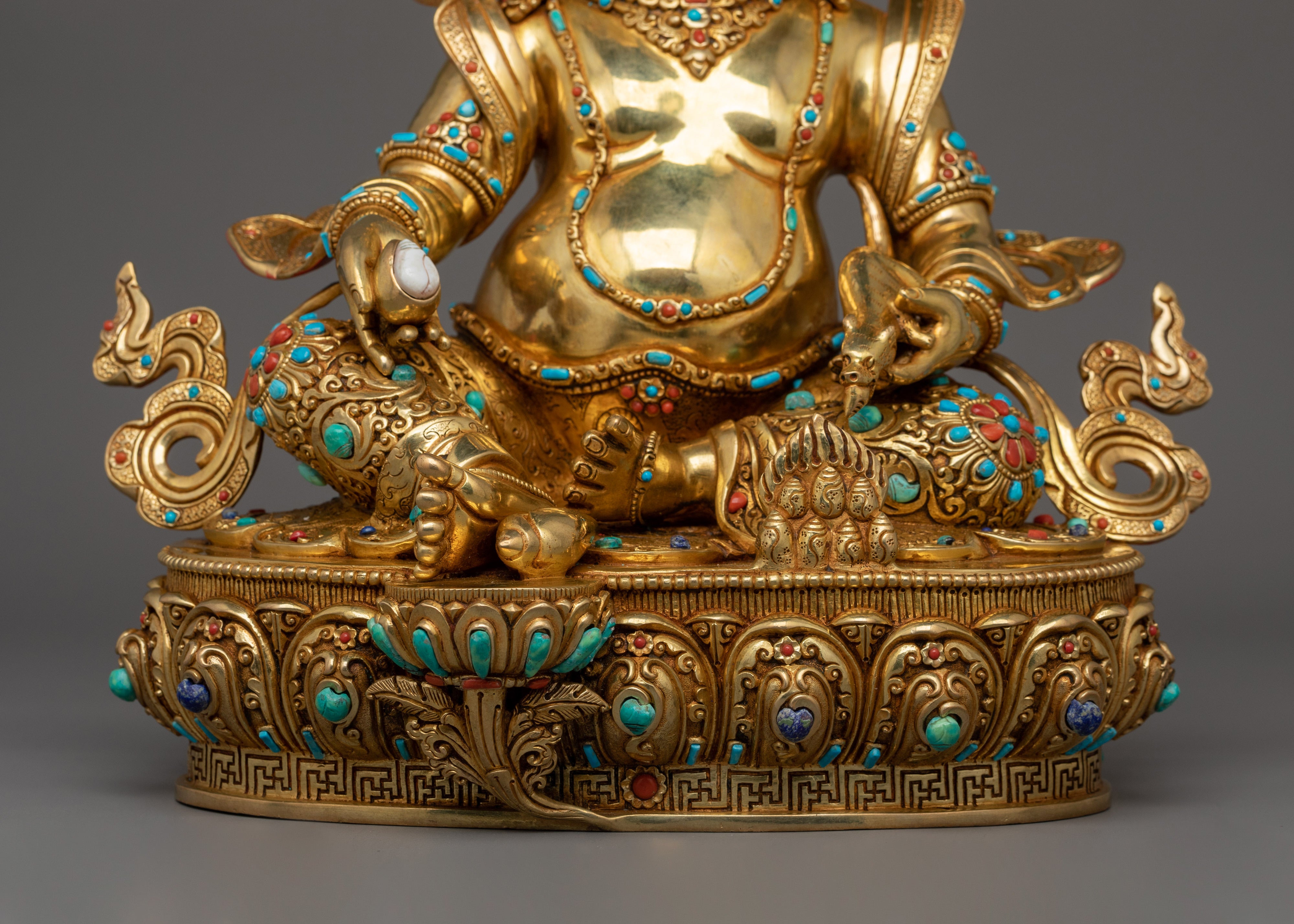 Tibetan Dzambhala Statue |  Buddha of Wealth and Fortune