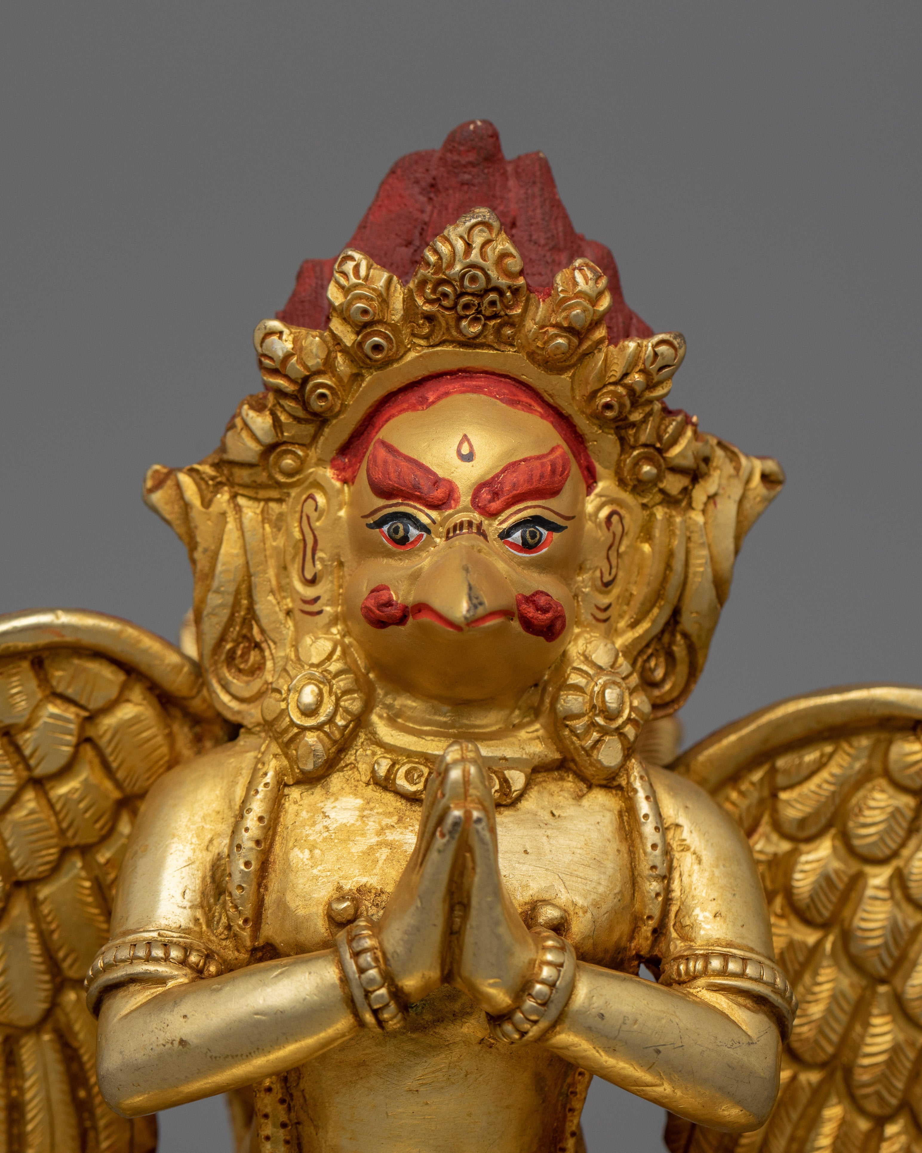 Handmade Statue of The Divine Eagle Garuda | Symbol of Power