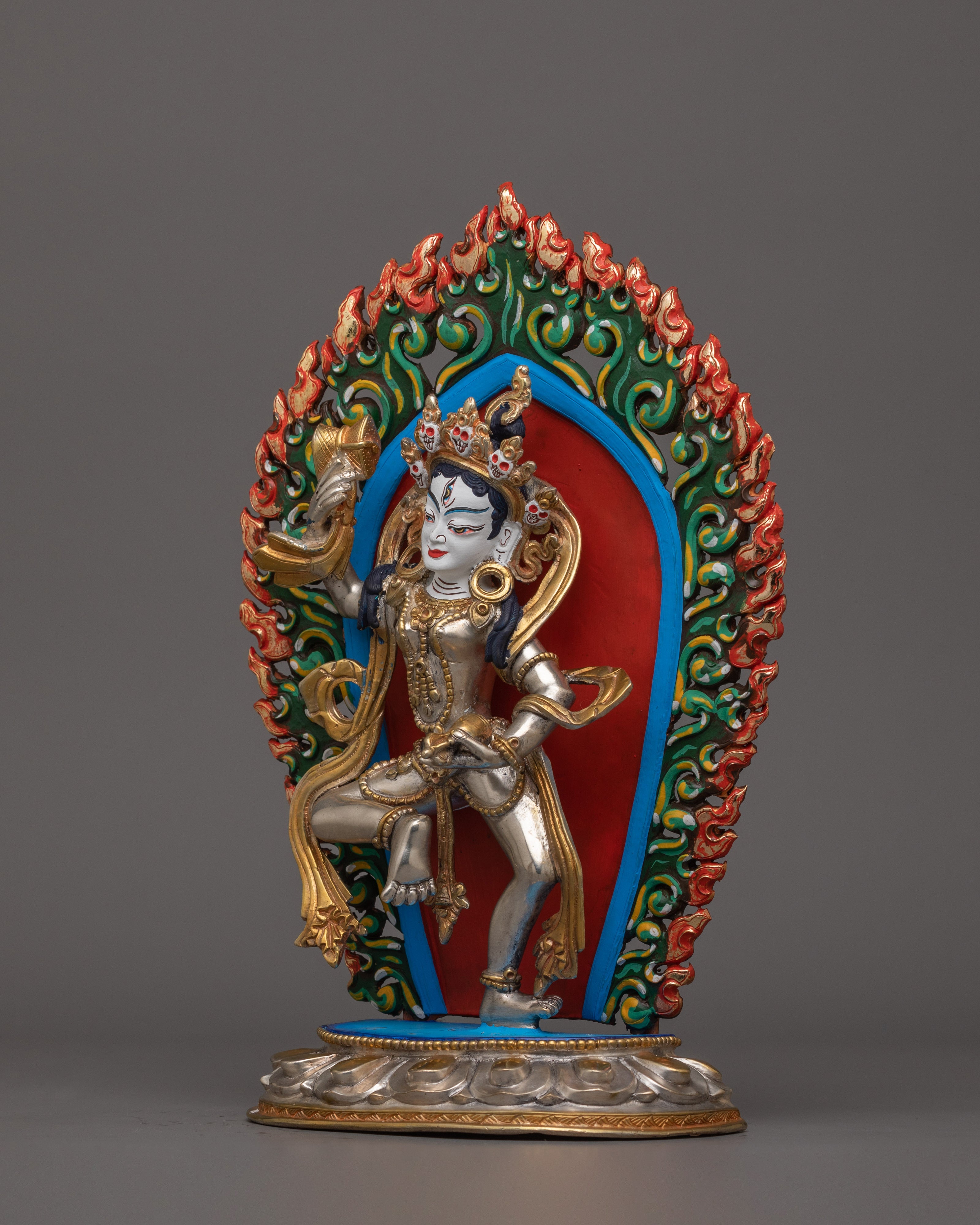 3 Eyes Maching Labdorn Statue | The Enlightened Mother of Chöd