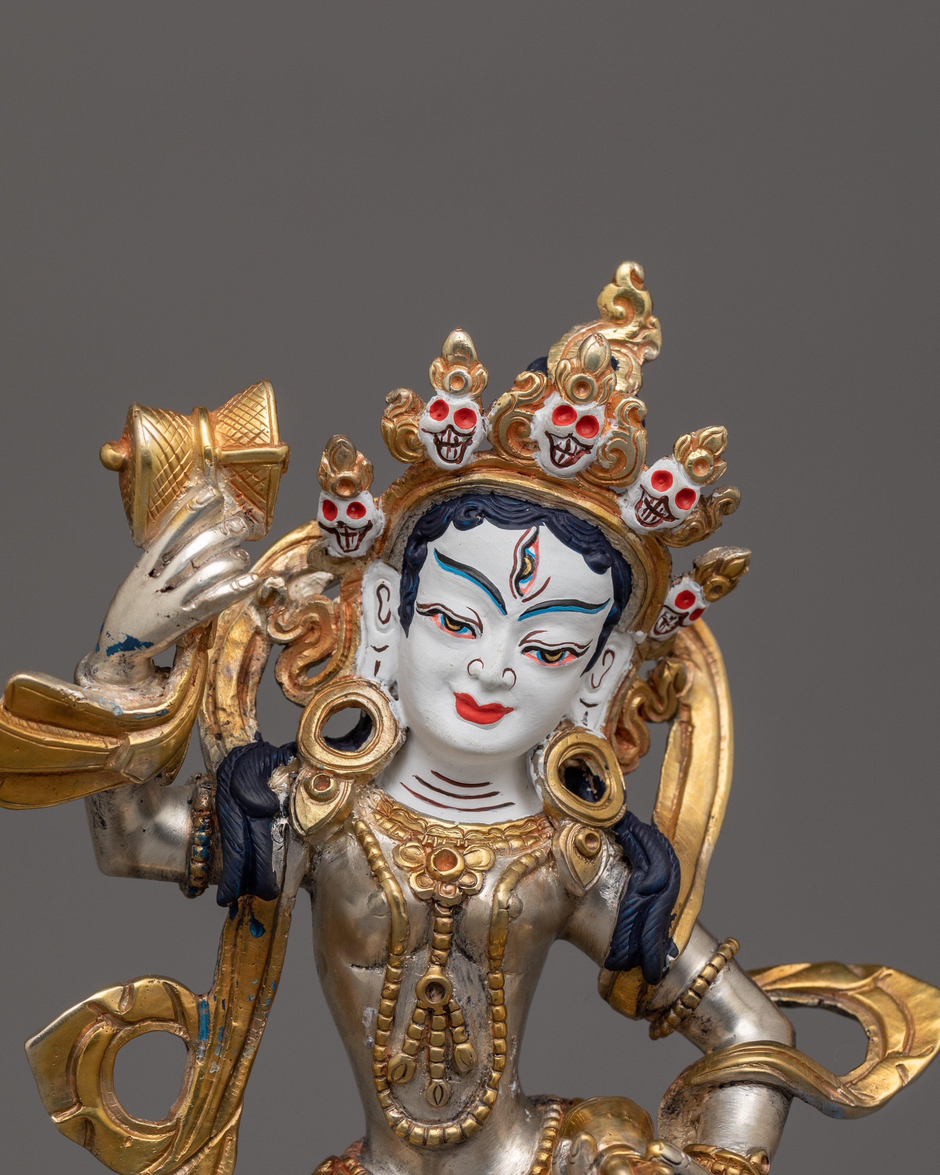 3 Eyes Maching Labdorn Statue | The Enlightened Mother of Chöd