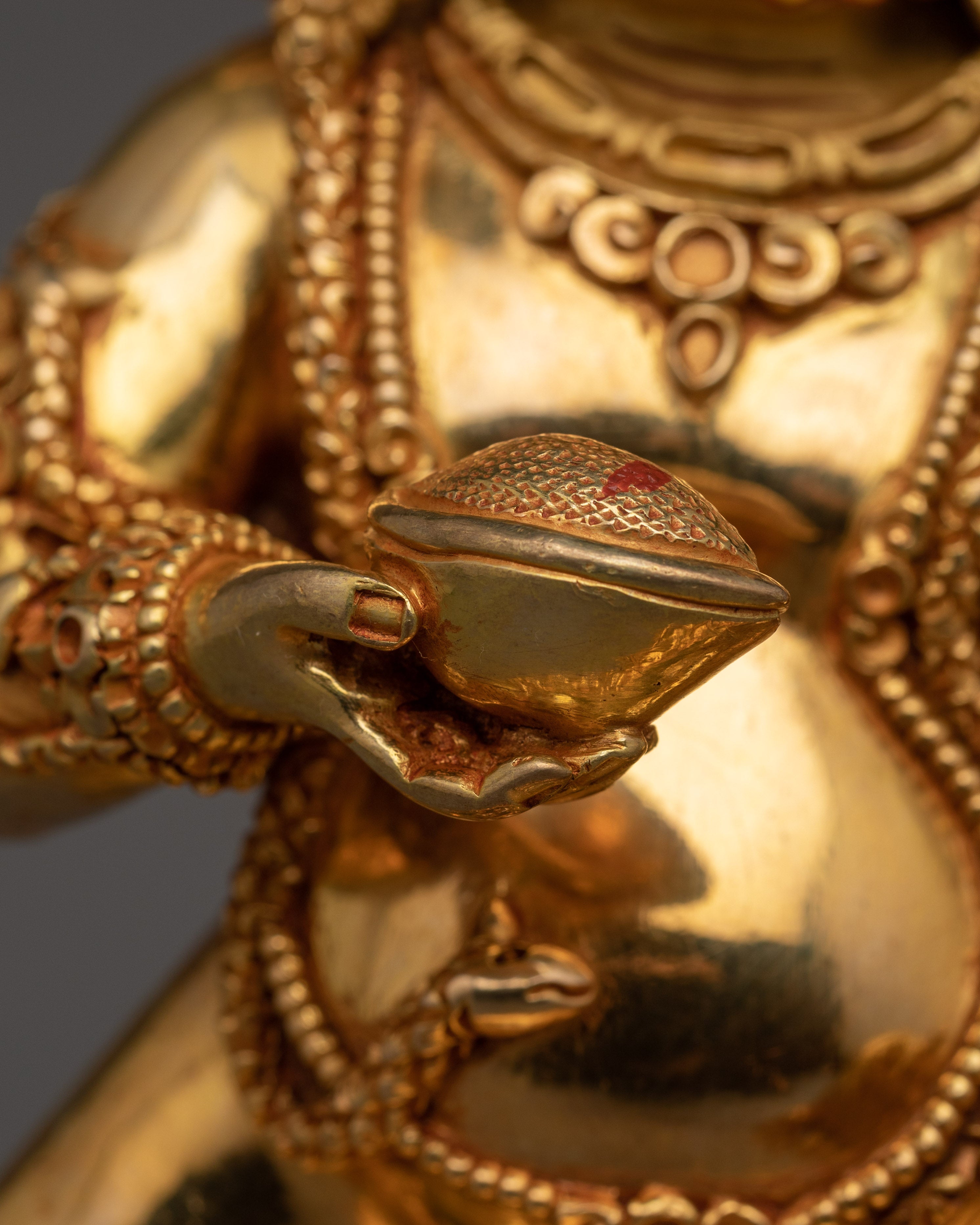 Standing Black Dzambhala Statue | Deity of Wealth and Prosperity