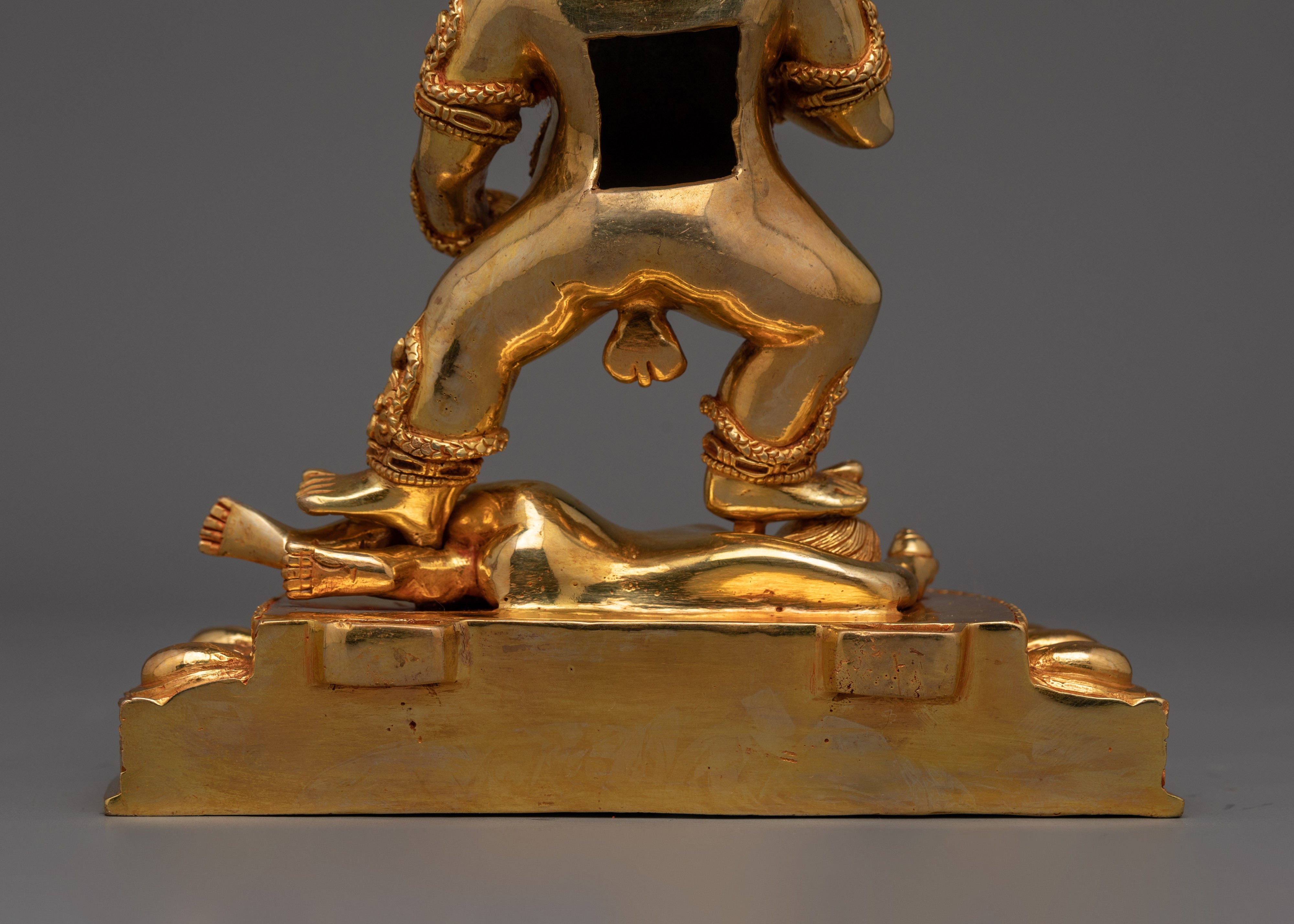 Standing Black Dzambhala Statue | Deity of Wealth and Prosperity