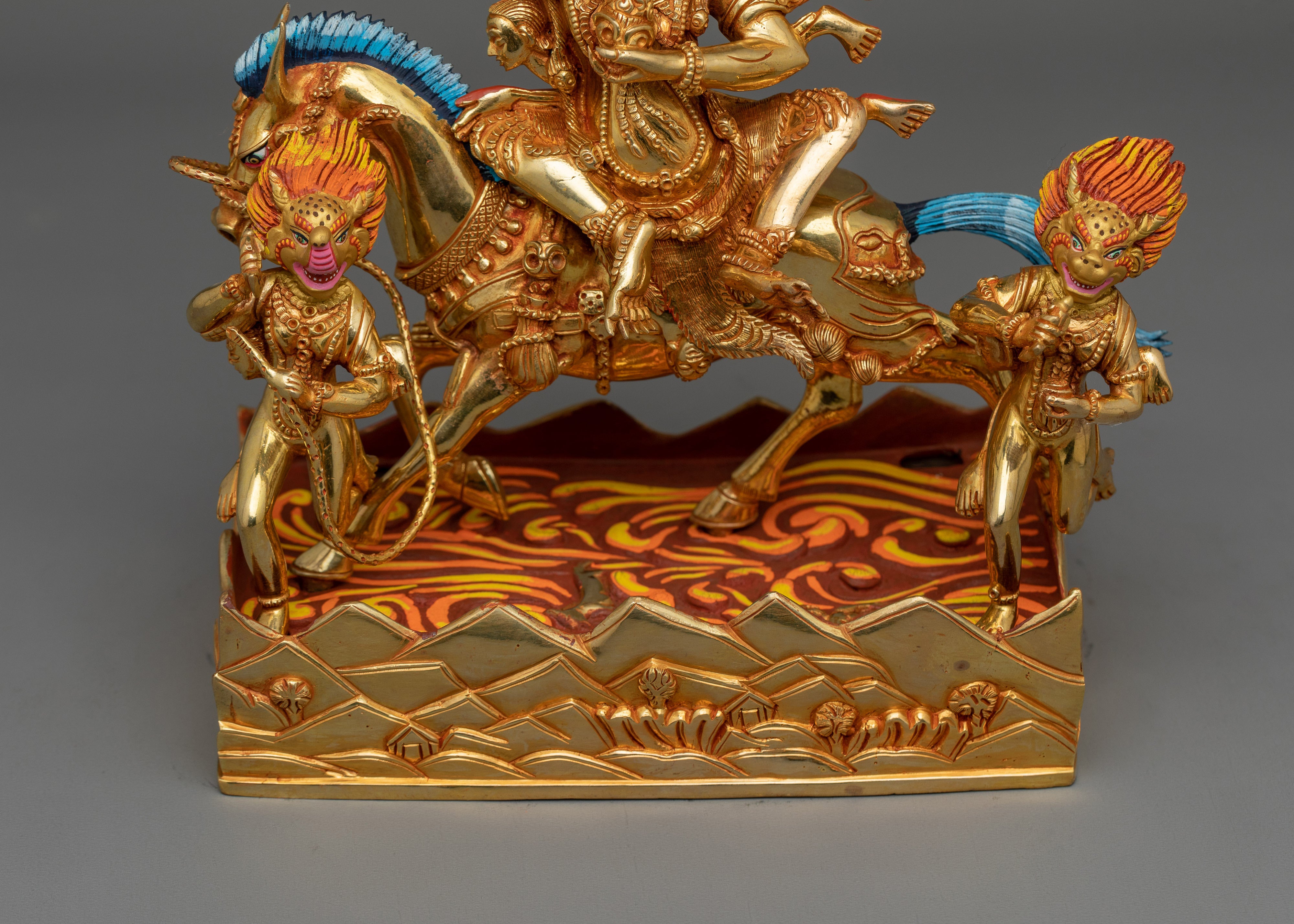 Statue of Palden Lhamo with Horse | The Fierce Protector of Dharma