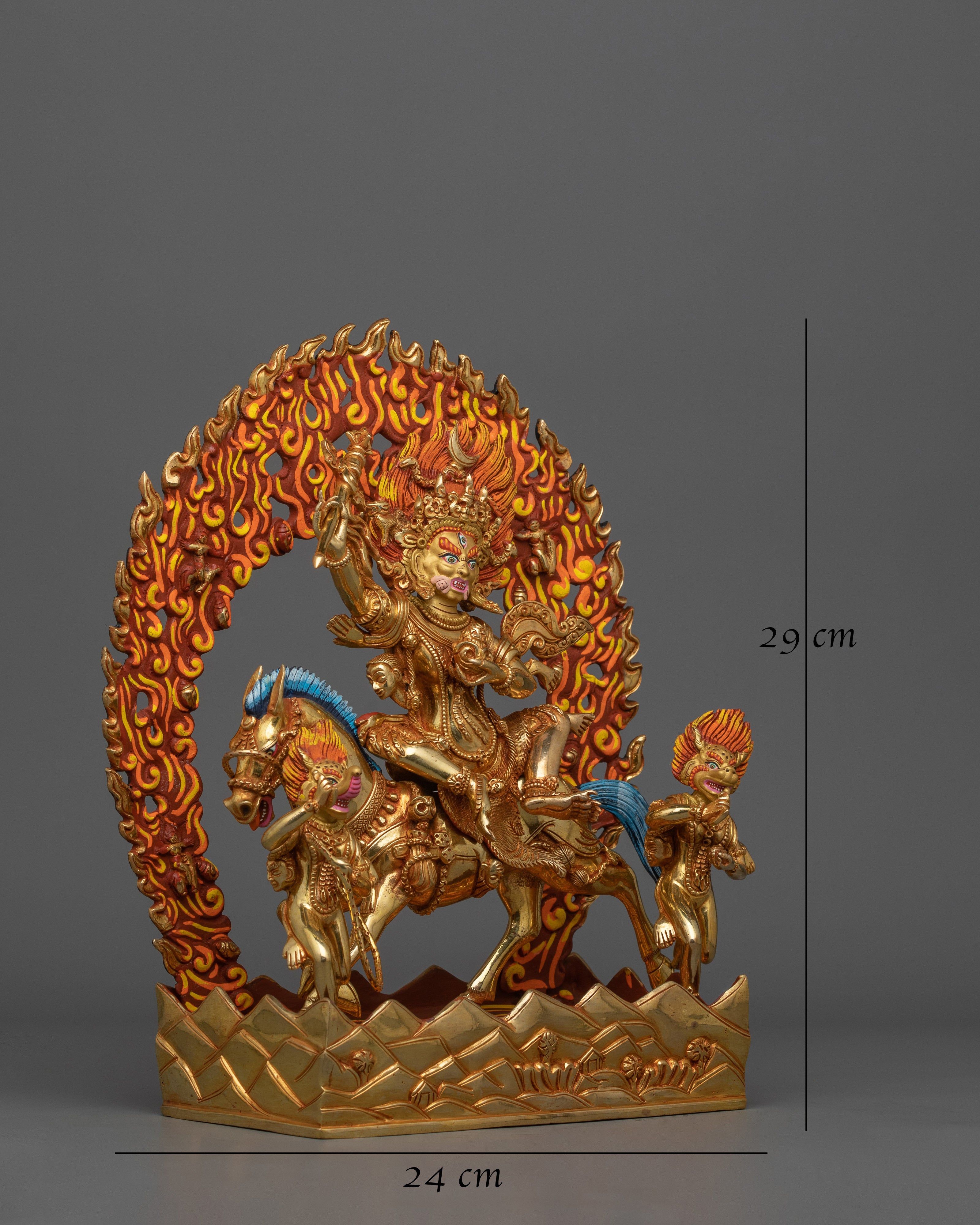 Palden Lhamo with Horse