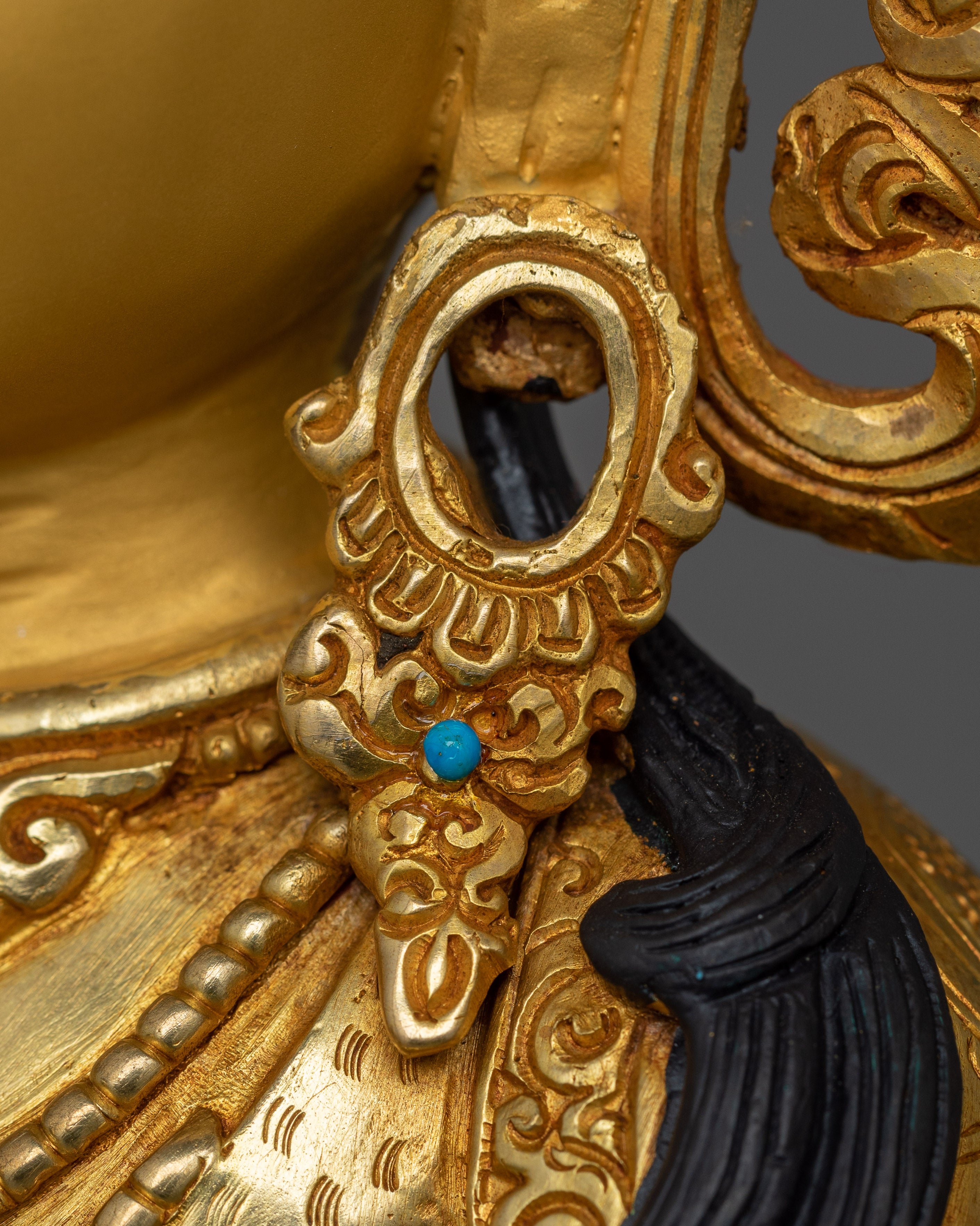 4 Armed Golden Chenrezig Statue | The Embodiment of Infinite Compassion