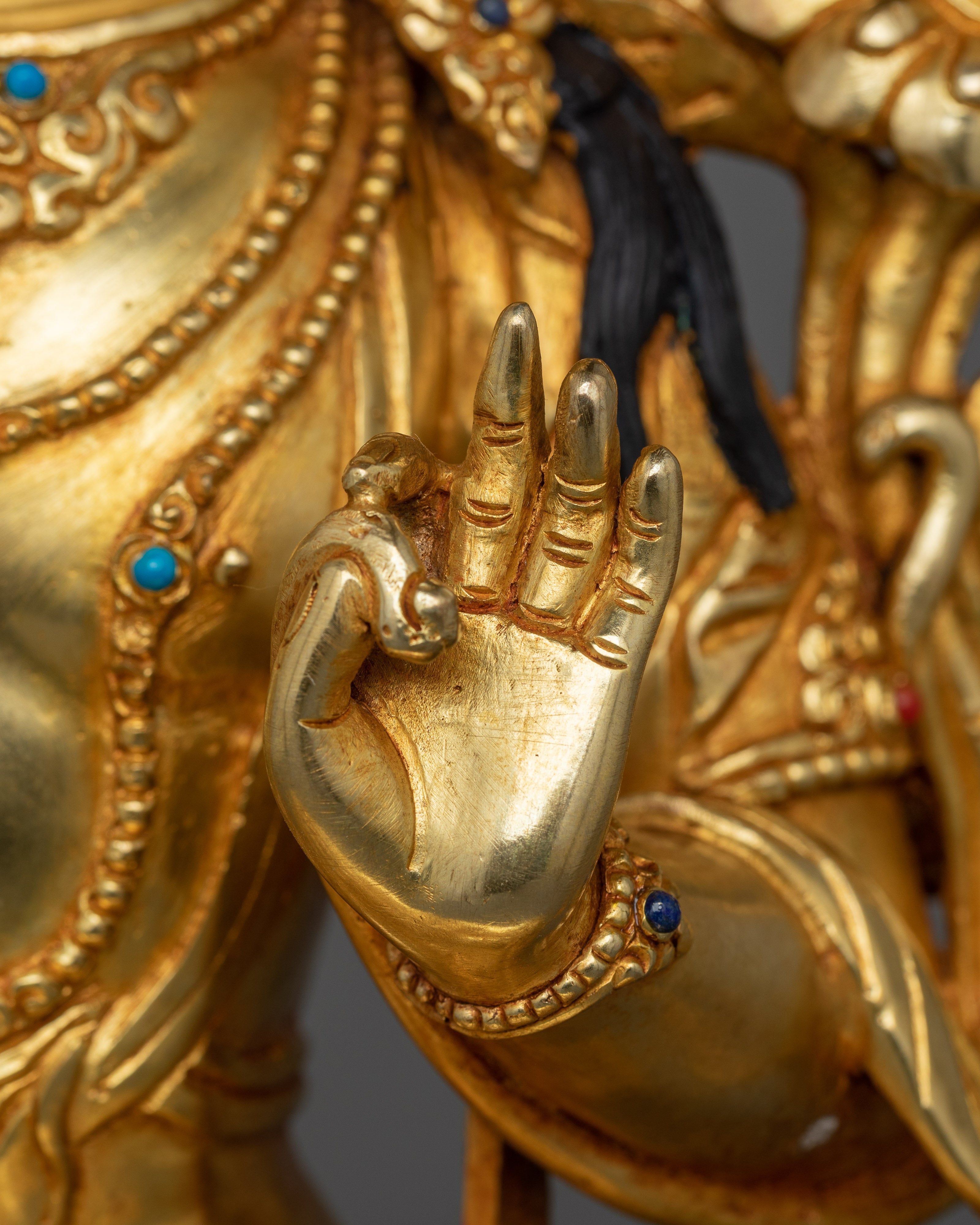 13.6 Inches Manjushri Statue | The Bodhisattva of Wisdom