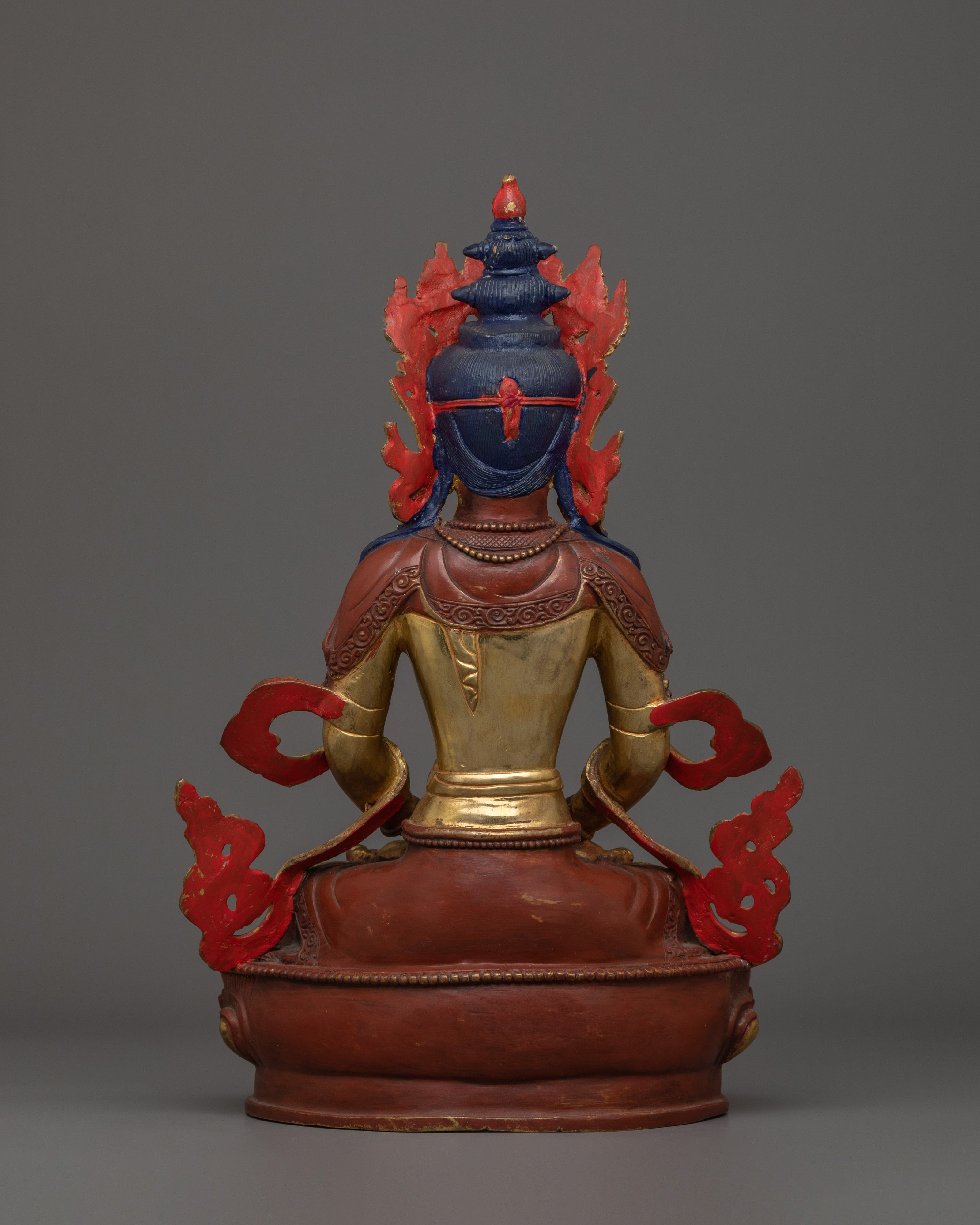 Healing Deity Amitayus Statue | Traditional Himalayan Art