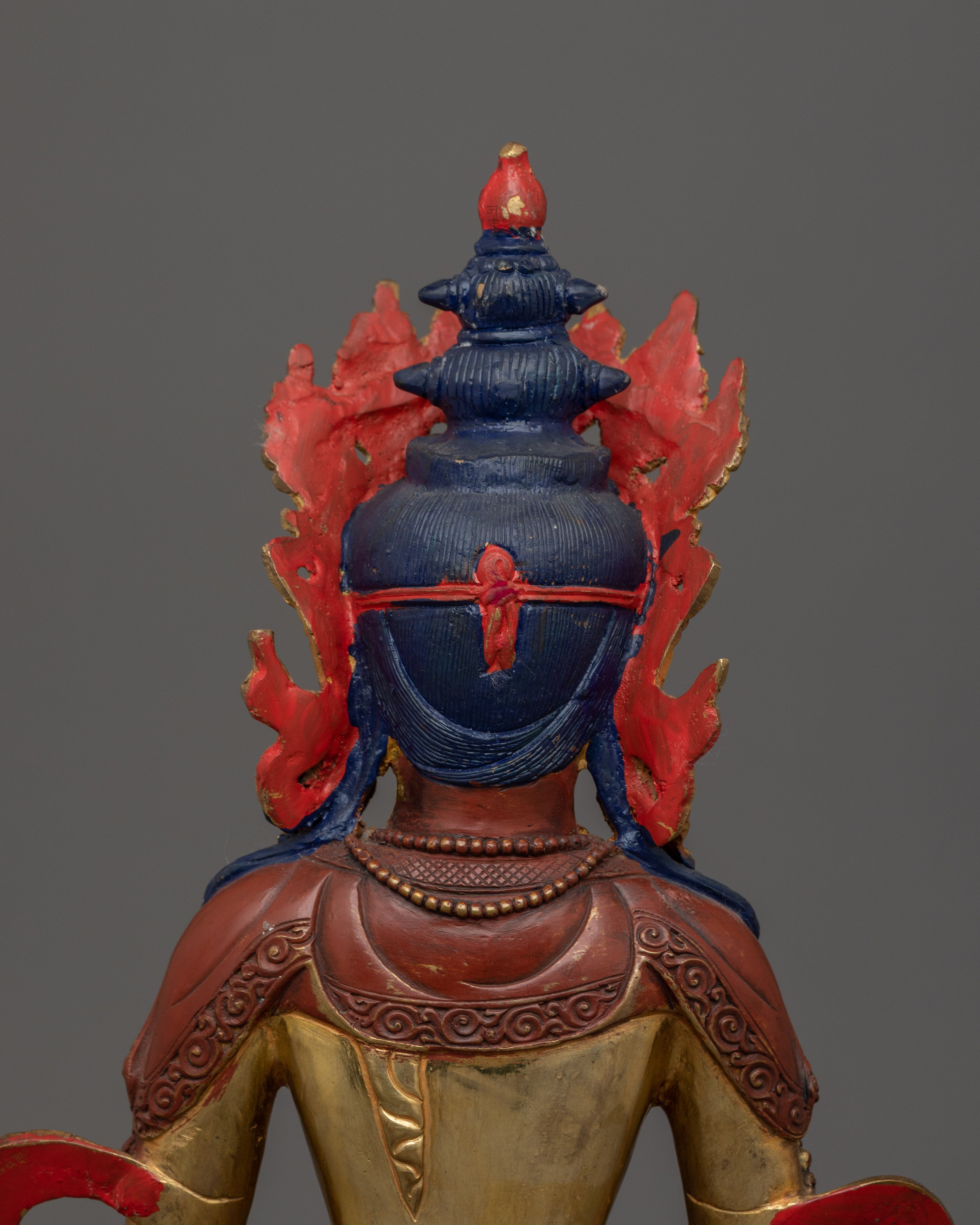 Healing Deity Amitayus Statue | Traditional Himalayan Art