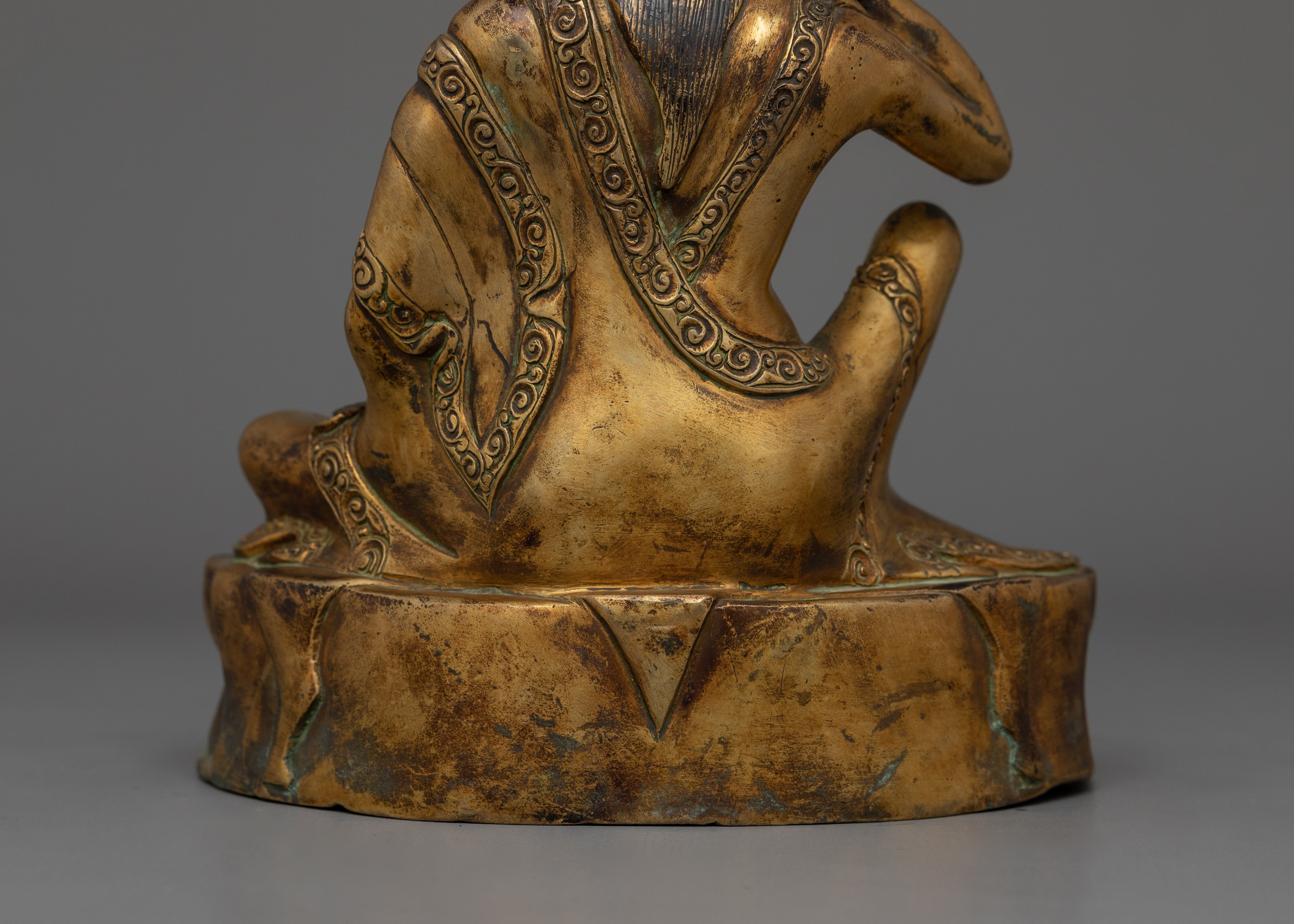 Himalayan Buddhist Master Milarepa statue | The Great Meditation Master