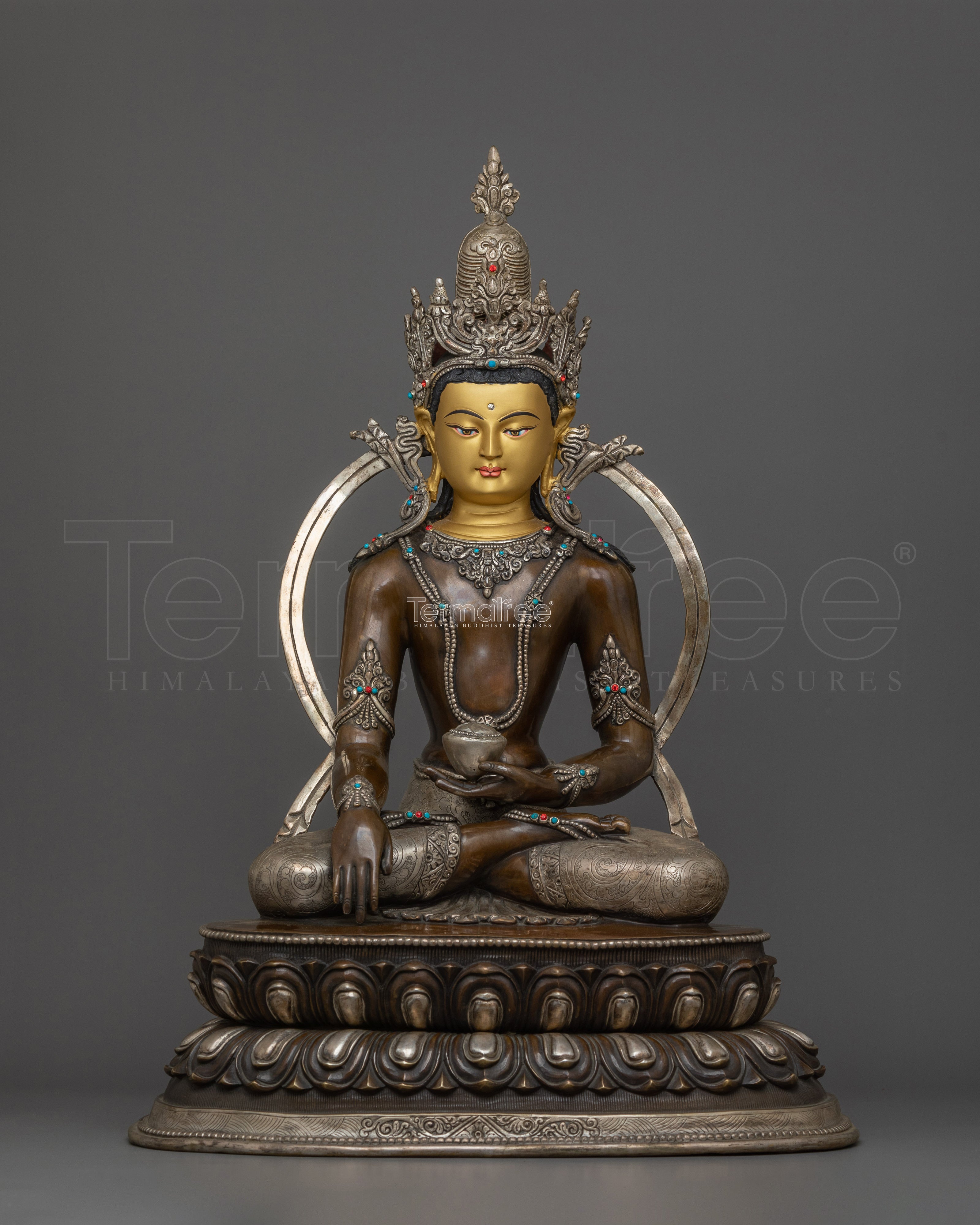 Gautama Buddha Oxidized Statue | Founder of Buddhism