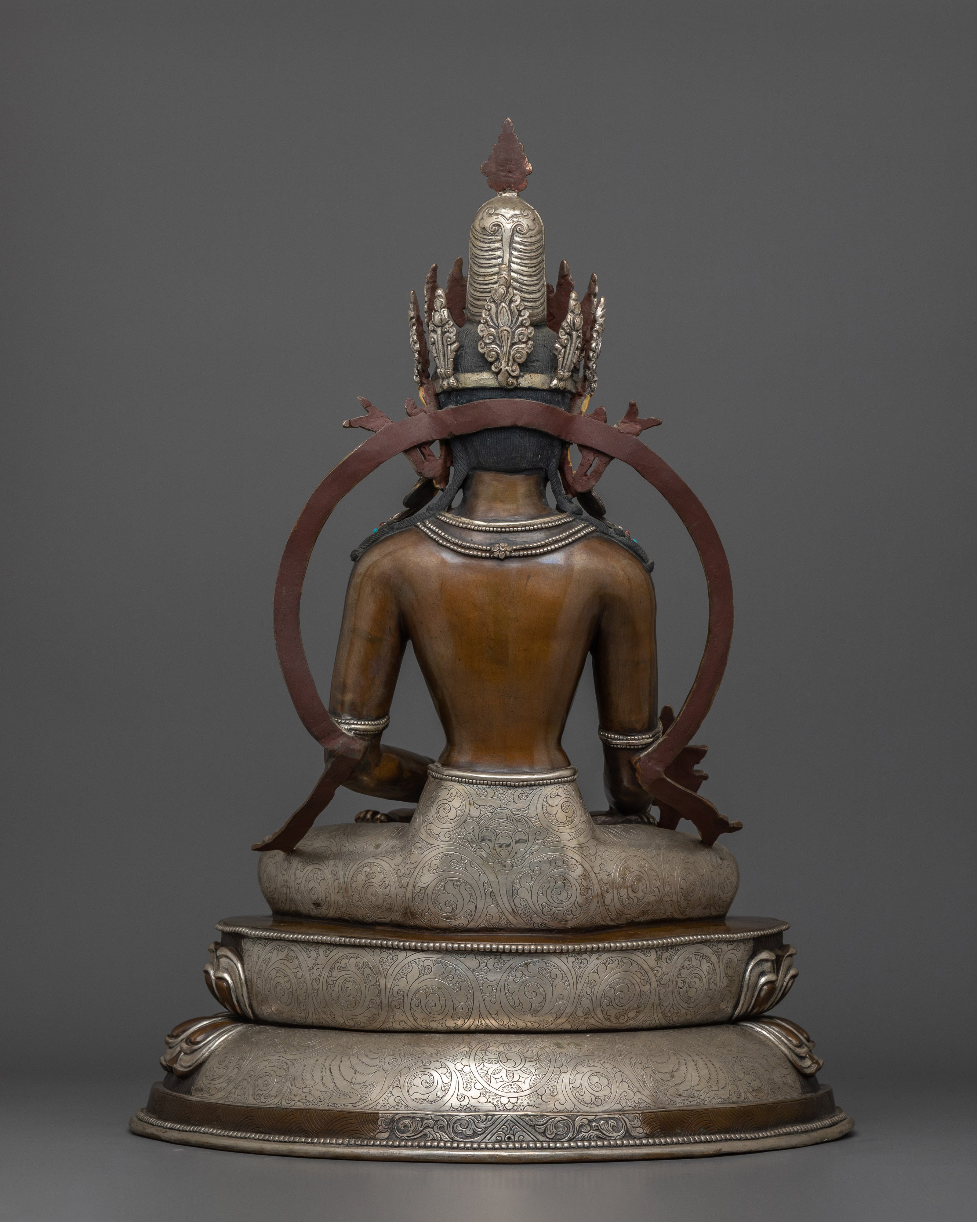 Three Buddha Set with Silver Plated |  Three Enlightened  Buddha