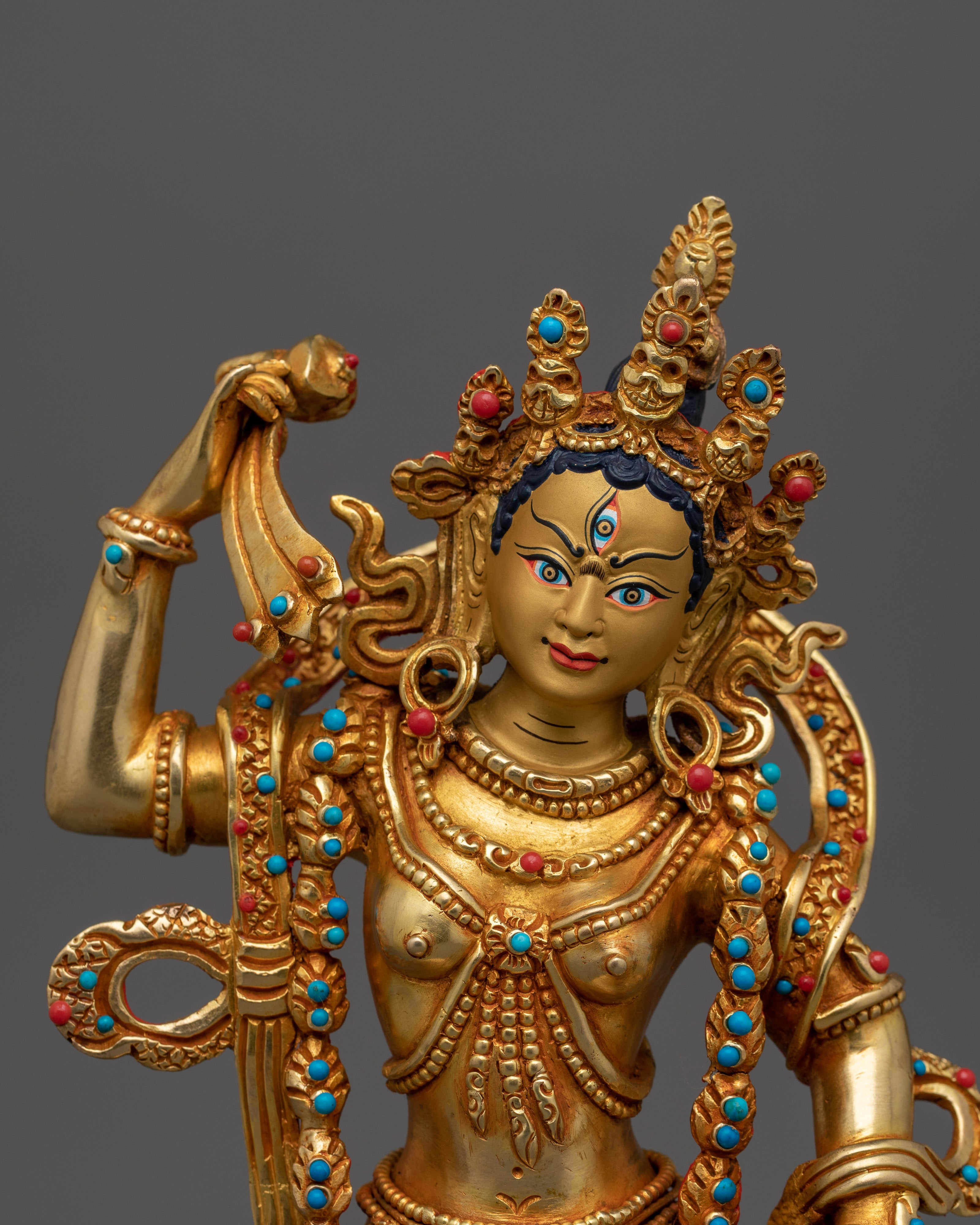 Handcrafted statue of Machig Labdron | embodying wisdom