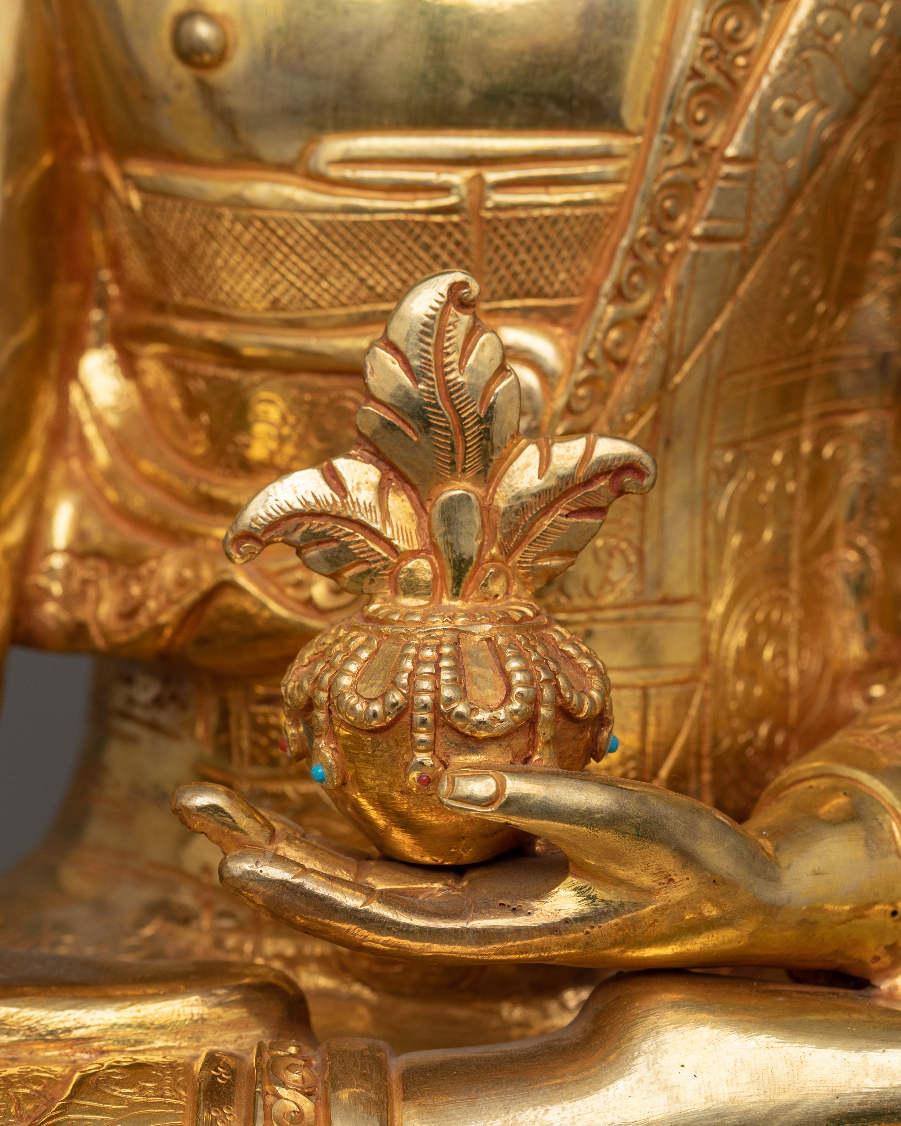 Handmade Statue of Medicine Guru Bhaisajyaguru | Supreme Healer