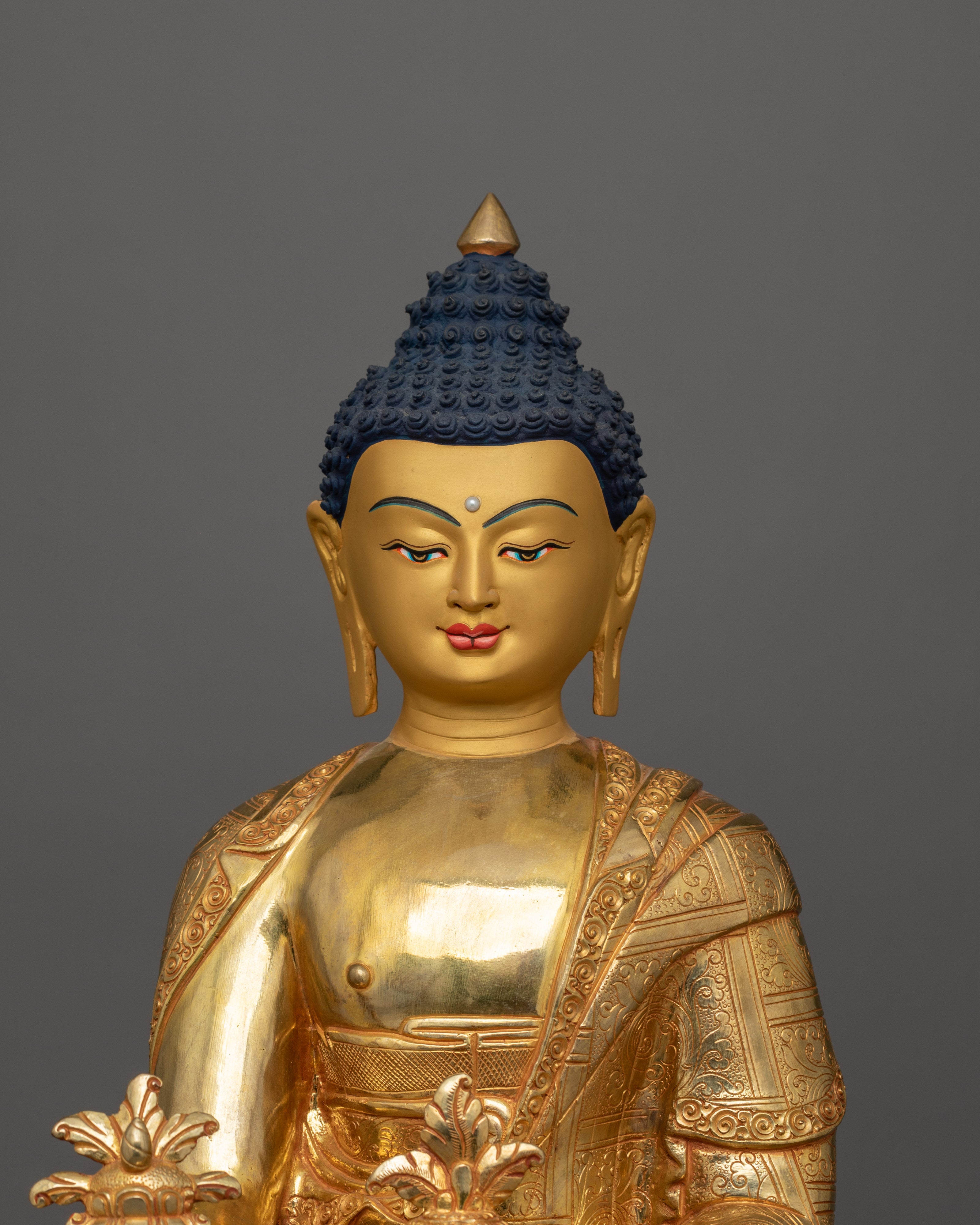 Handmade Statue of Medicine Guru Bhaisajyaguru | Supreme Healer