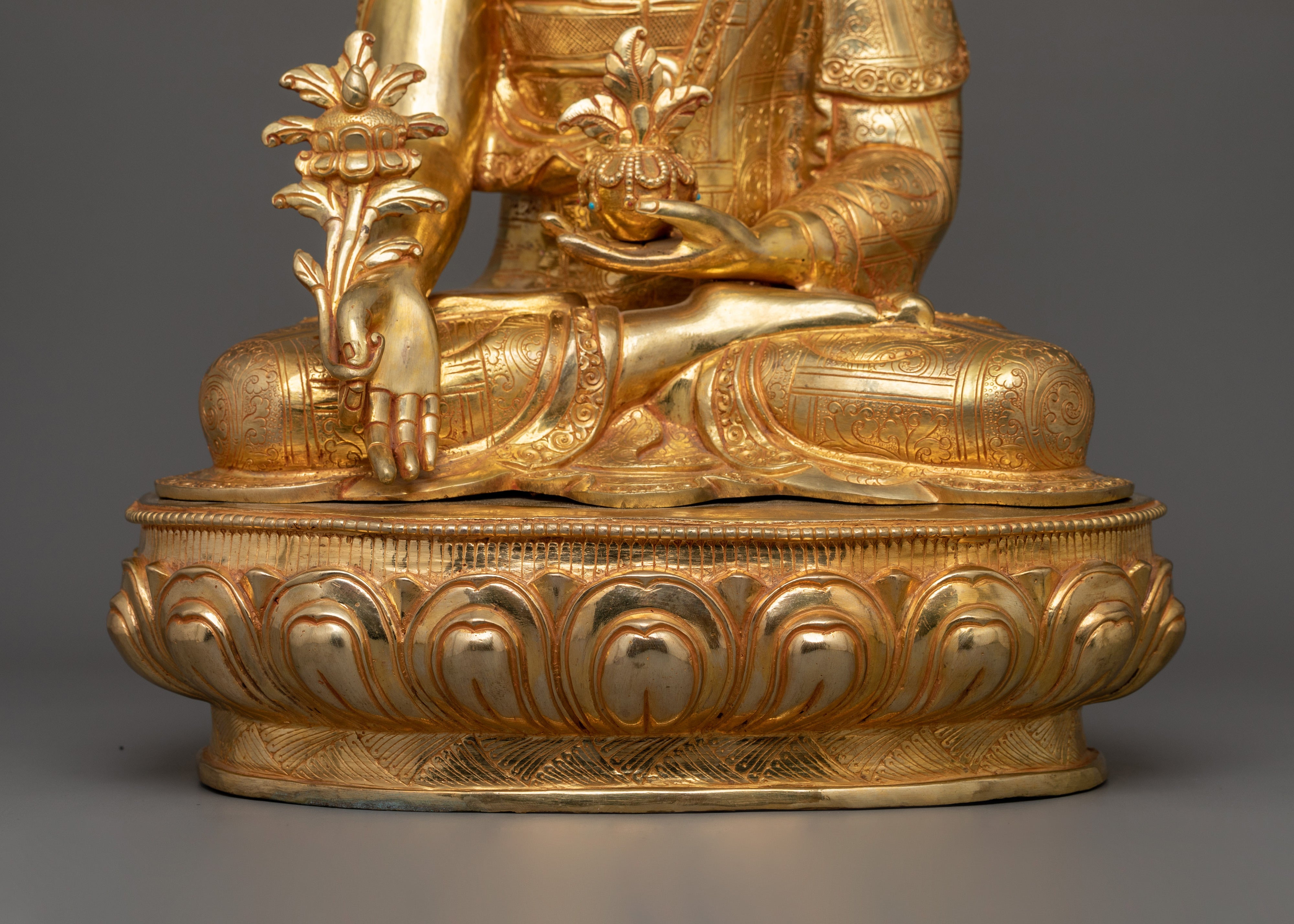 Handmade Statue of Medicine Guru Bhaisajyaguru | Supreme Healer