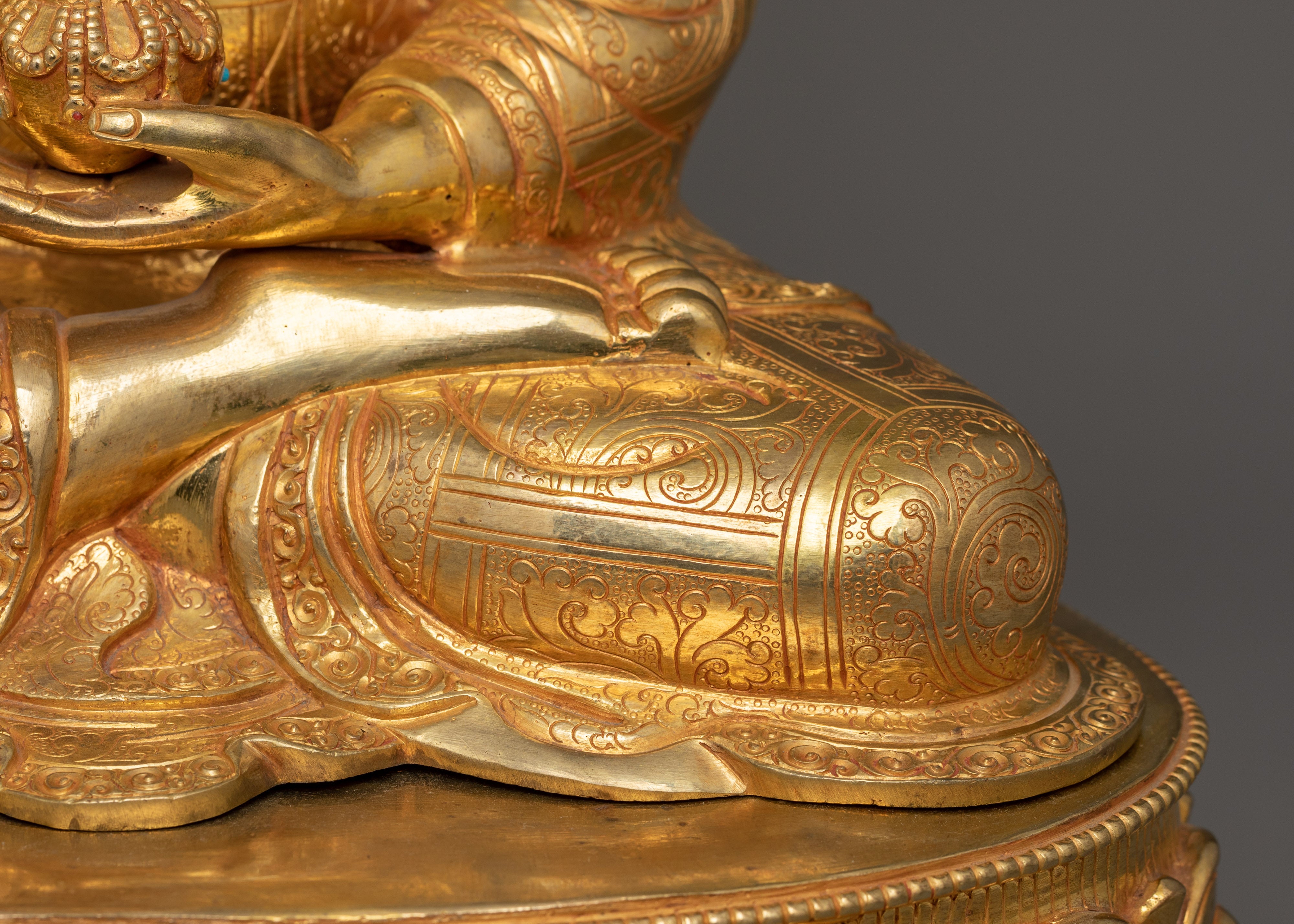 Handmade Statue of Medicine Guru Bhaisajyaguru | Supreme Healer