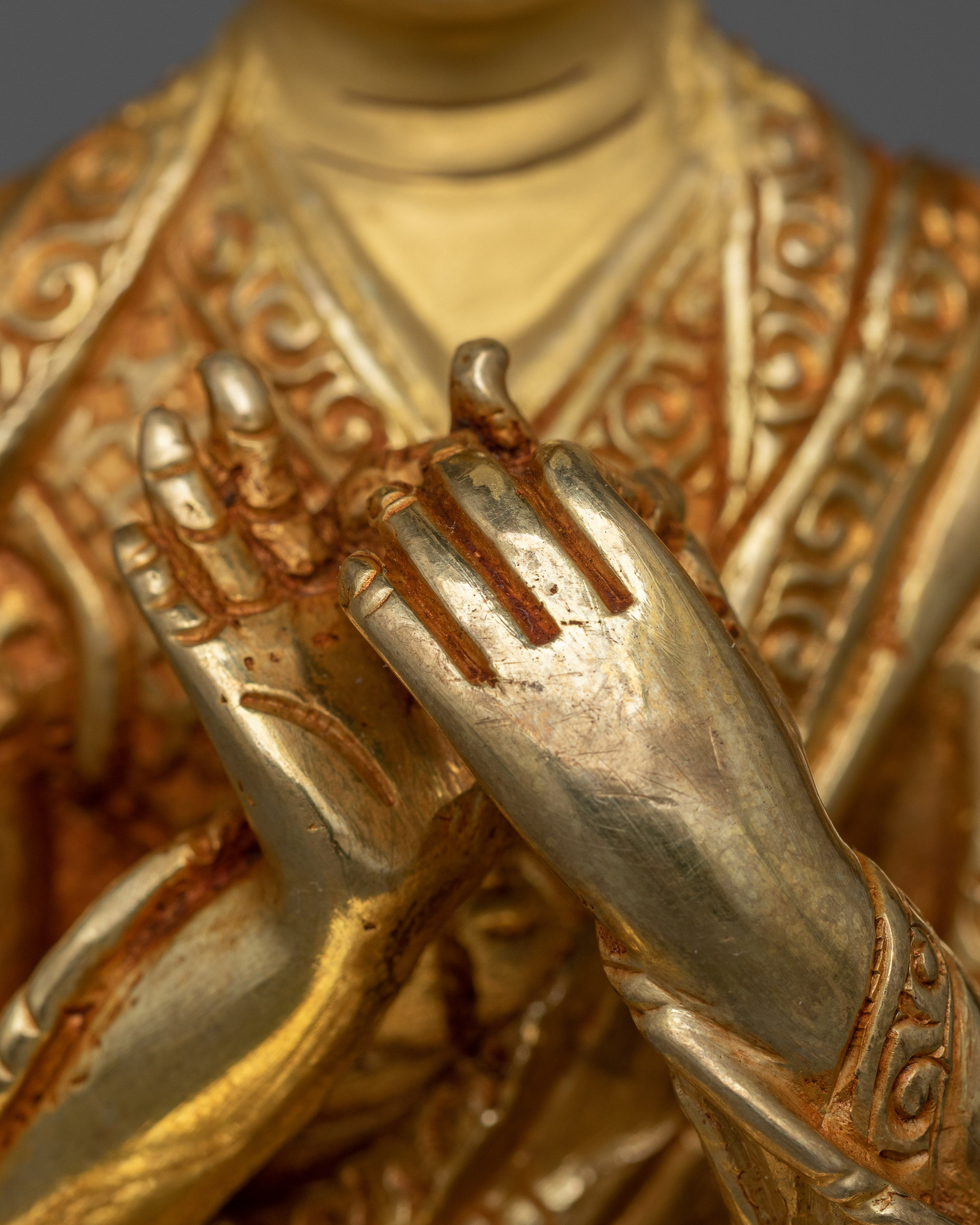 Handmade Statue Set of Tsong khapa | The Ocean of Wisdom