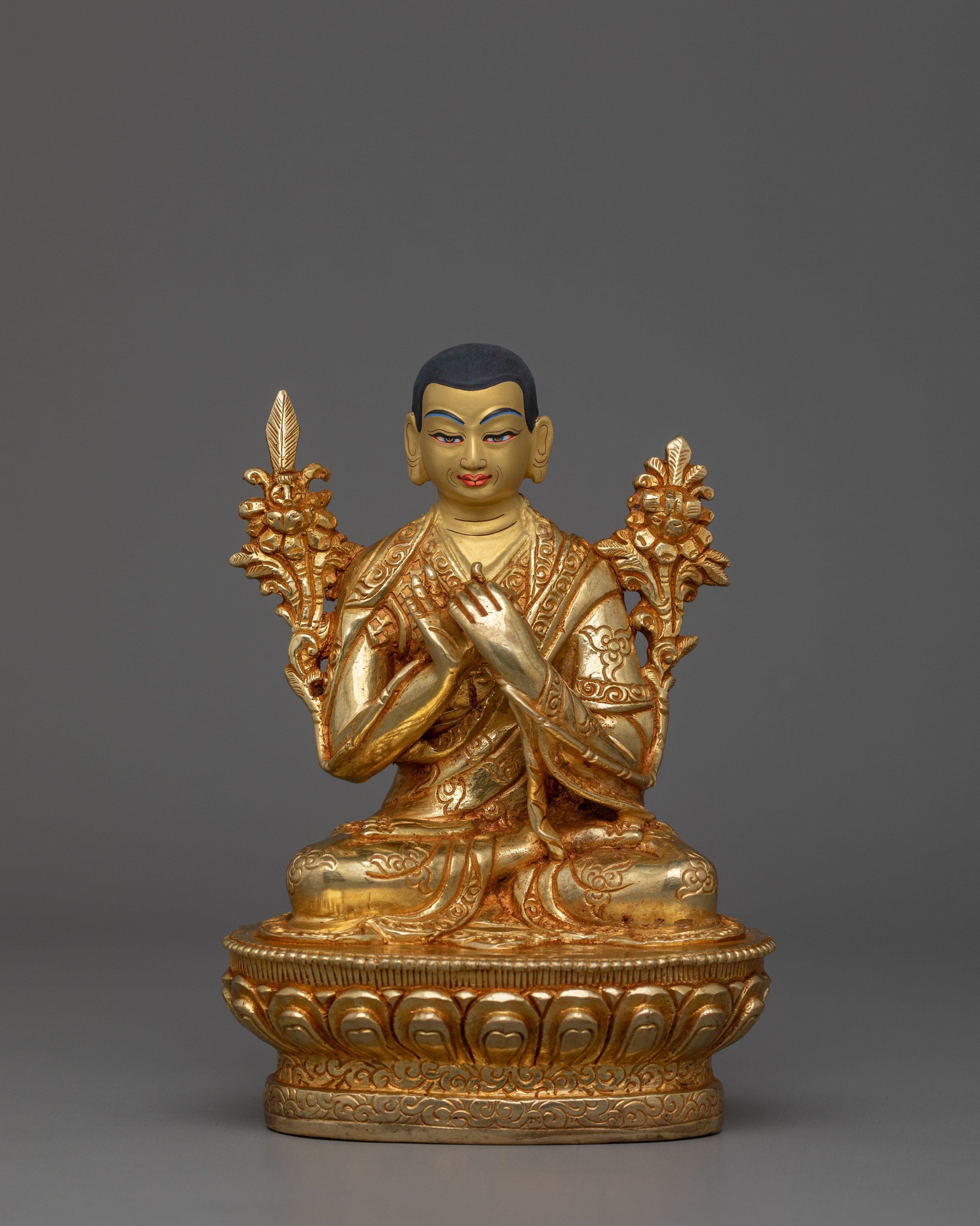 Handmade Statue Set of Tsong khapa | The Ocean of Wisdom