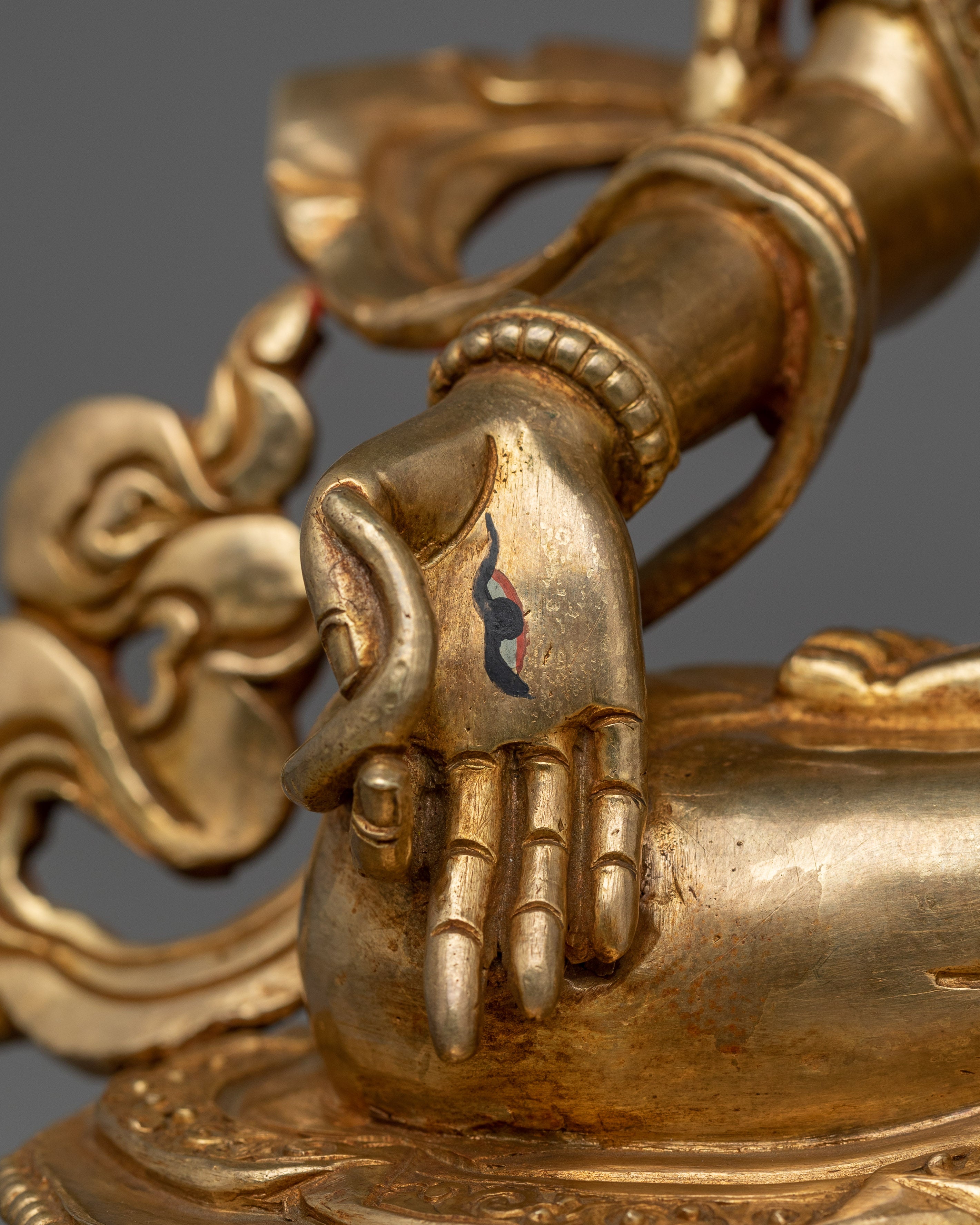 Beautiful Goddess 7 Eyes  White Tara Statue | Female Mother Deity