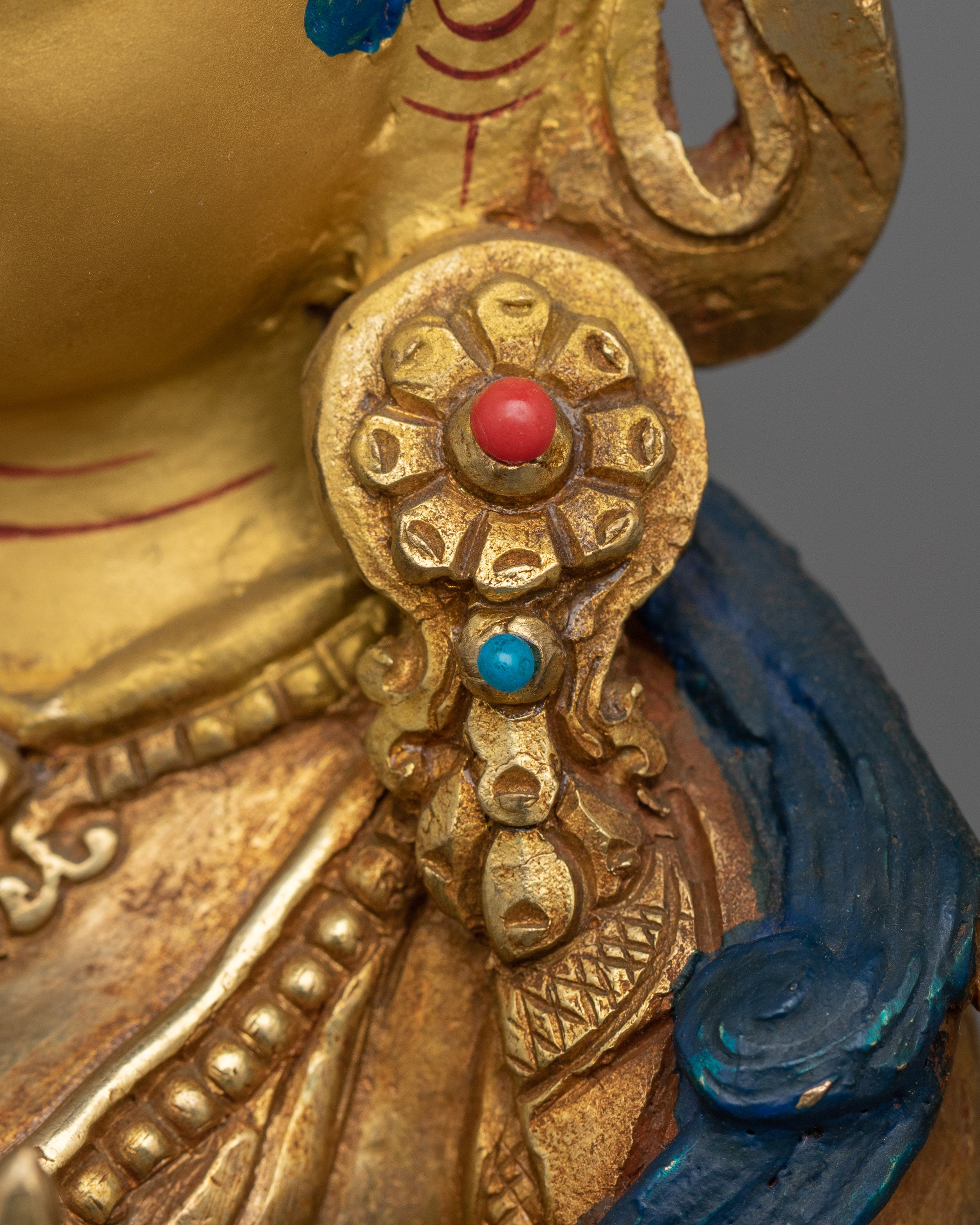 Beautiful Goddess 7 Eyes  White Tara Statue | Female Mother Deity