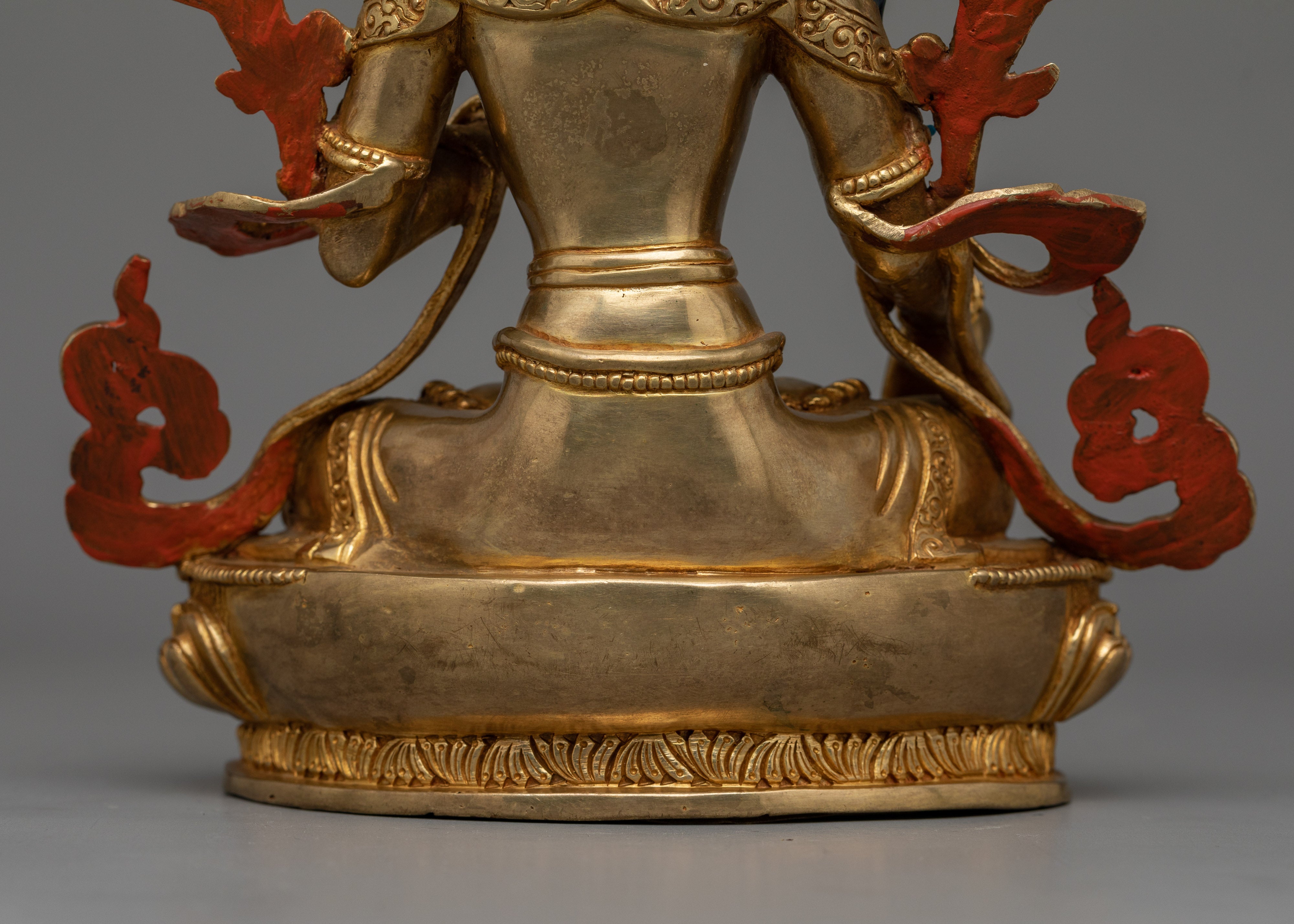 Beautiful Goddess 7 Eyes  White Tara Statue | Female Mother Deity