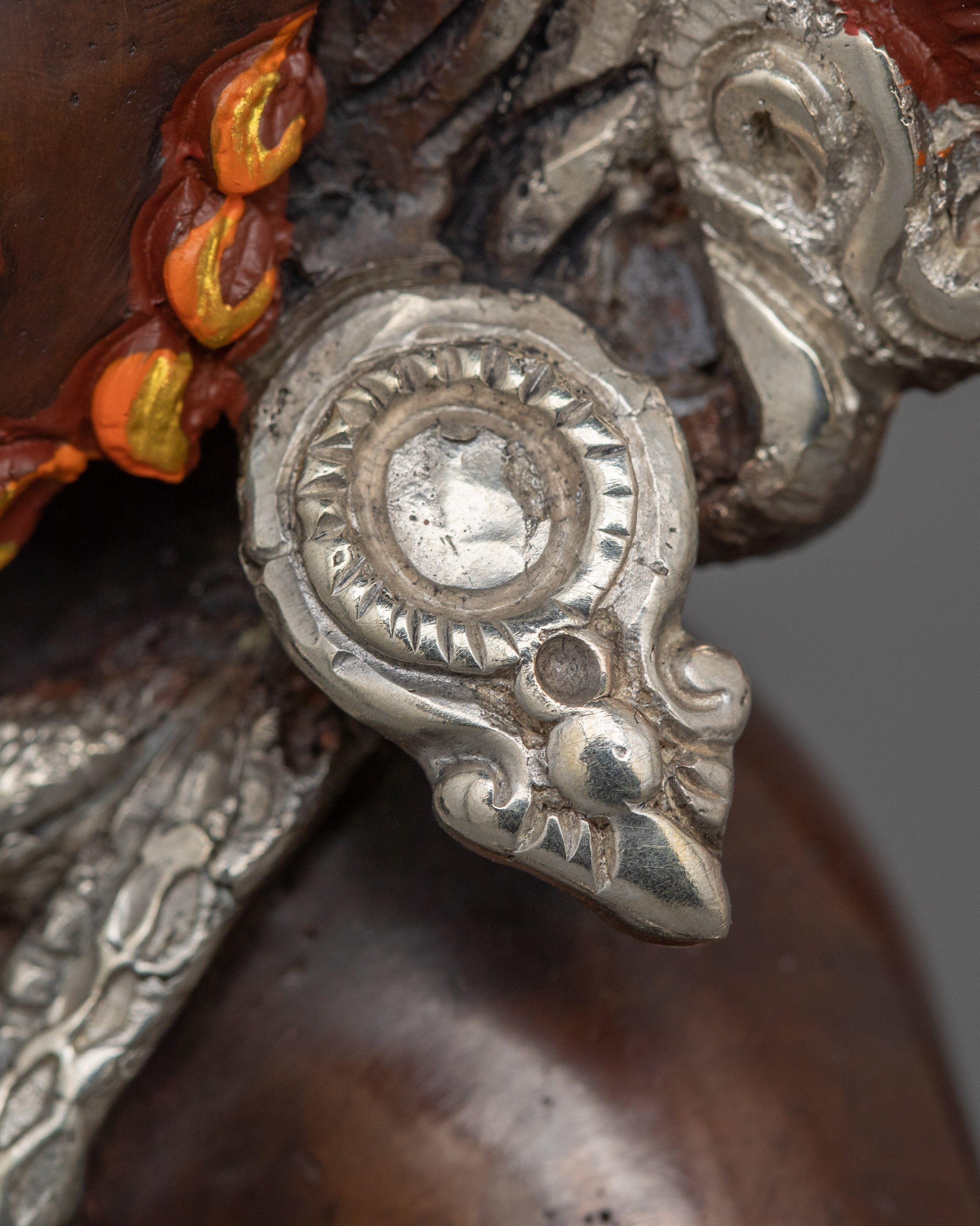 Traditional Nagpo Dzambhala Statue | The Wrathful Wealth Deity