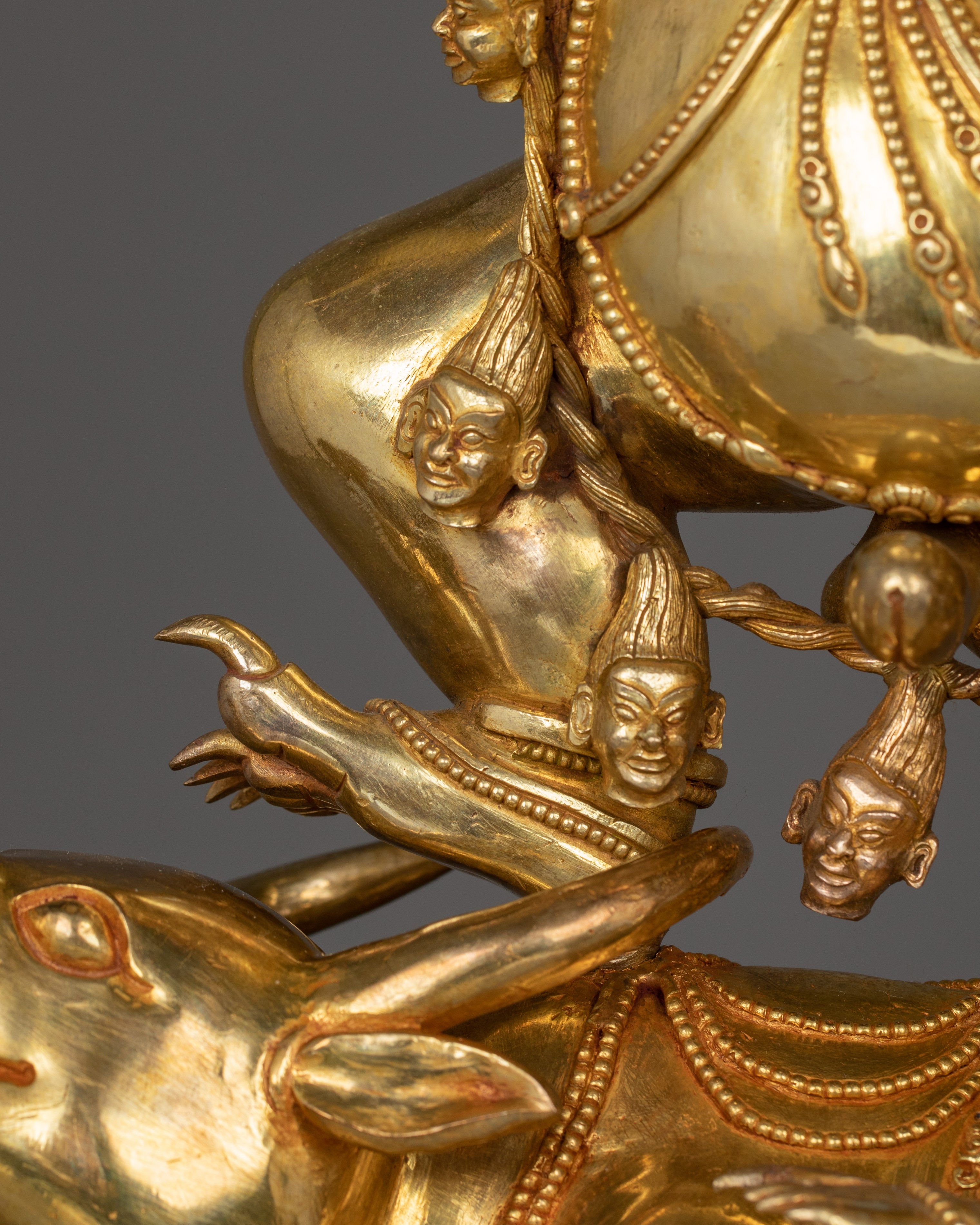 Spiritual Statue of Yamantaka With Consort | The Destroyer of Death