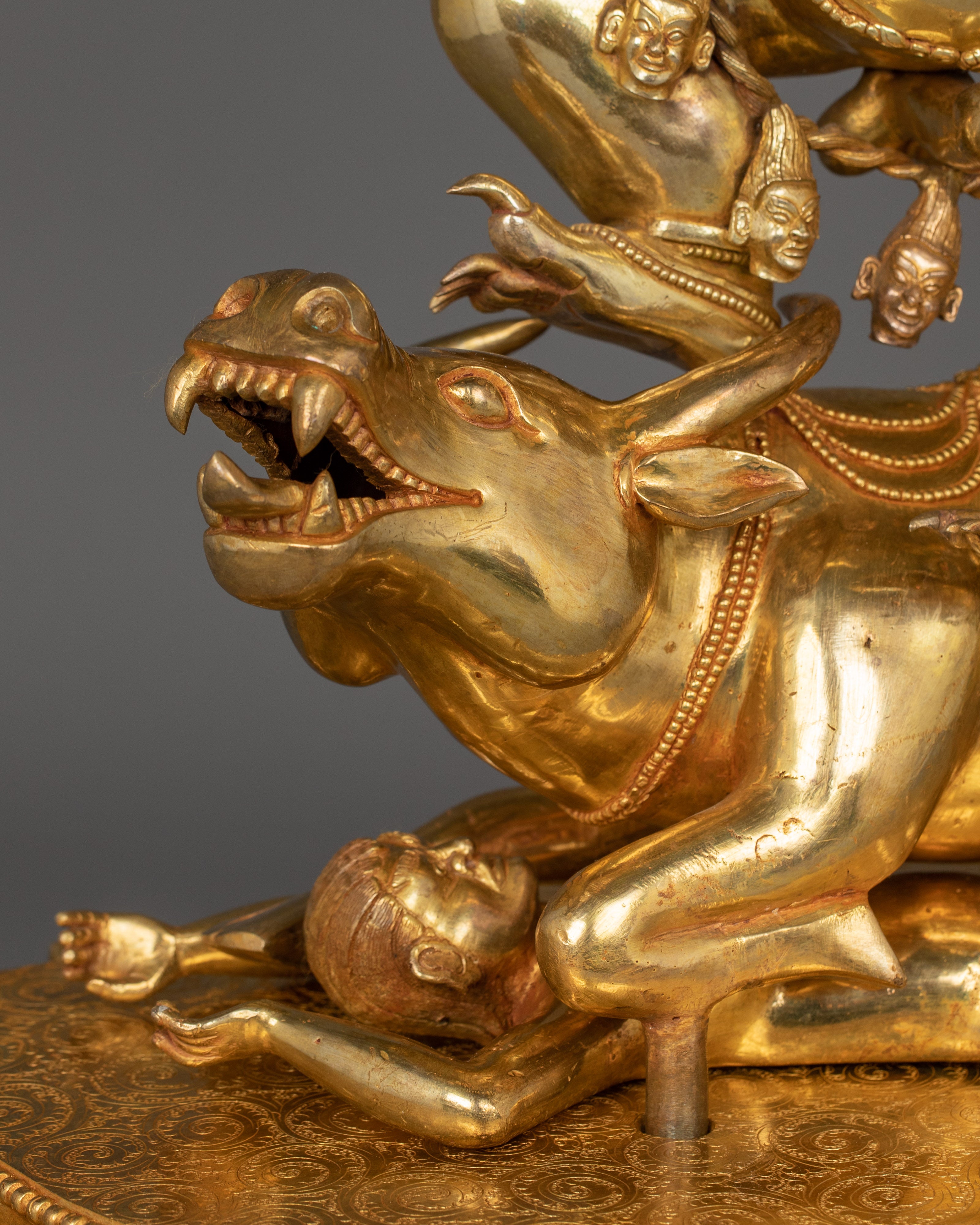 Spiritual Statue of Yamantaka With Consort | The Destroyer of Death