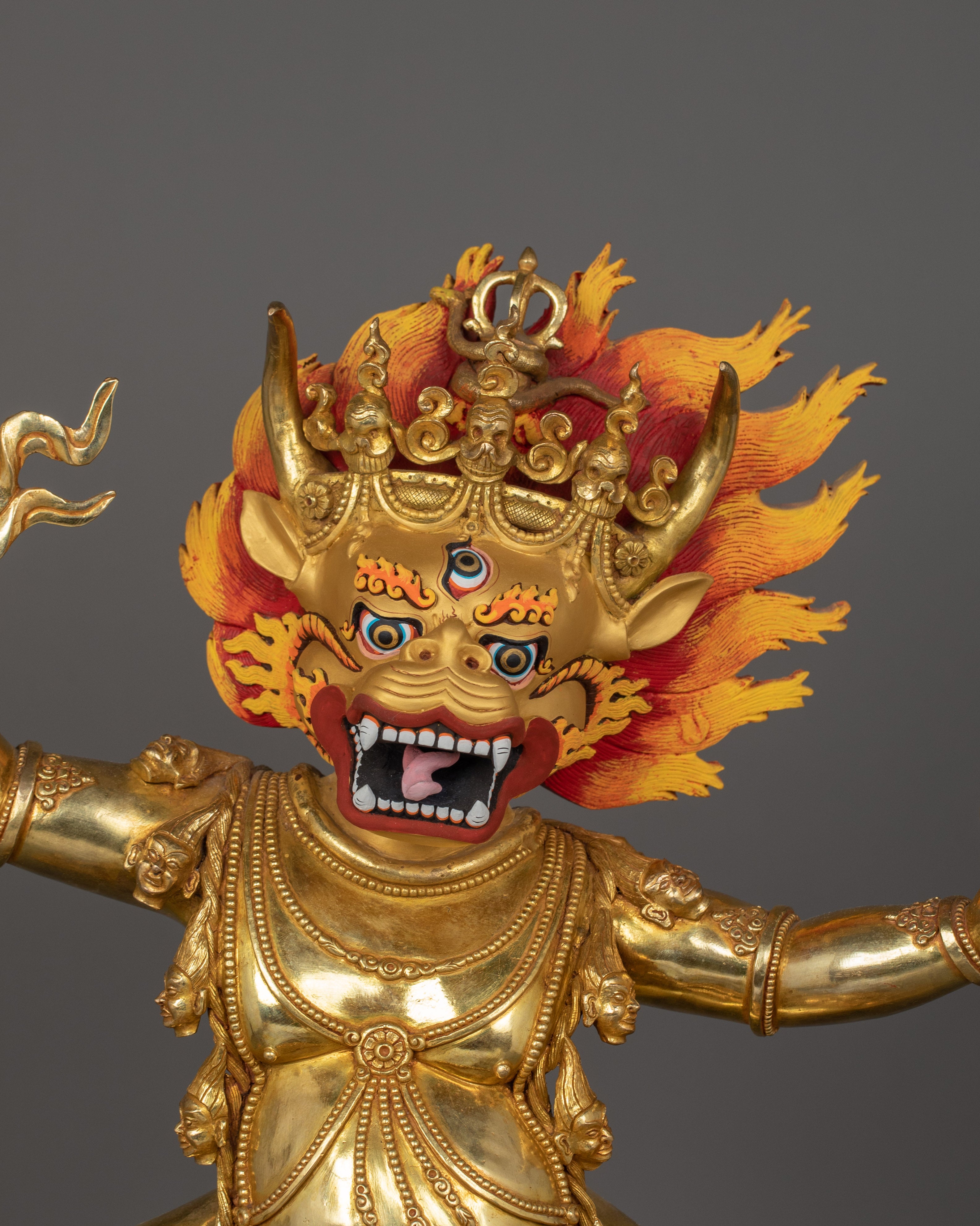 Spiritual Statue of Yamantaka With Consort | The Destroyer of Death