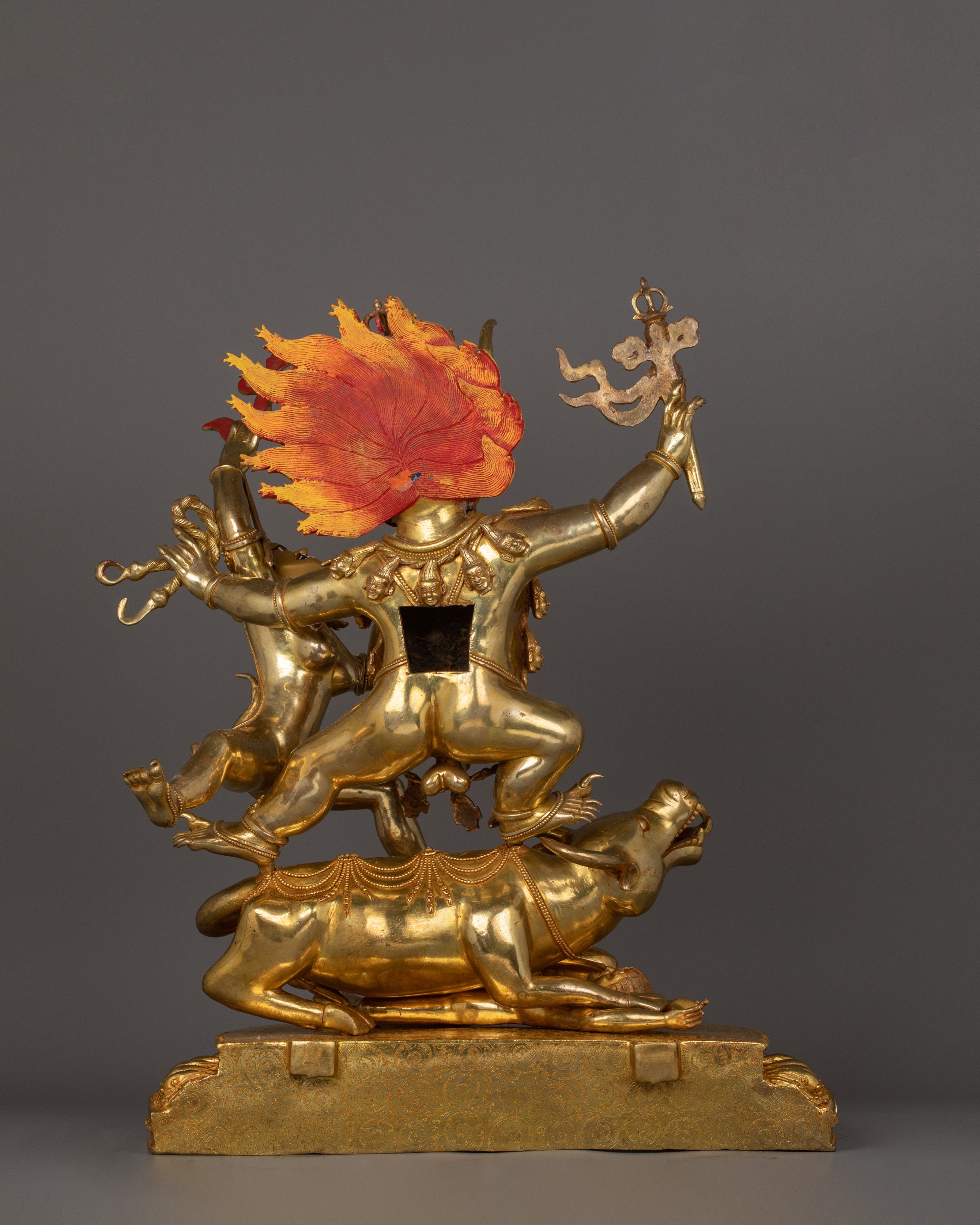 Spiritual Statue of Yamantaka With Consort | The Destroyer of Death