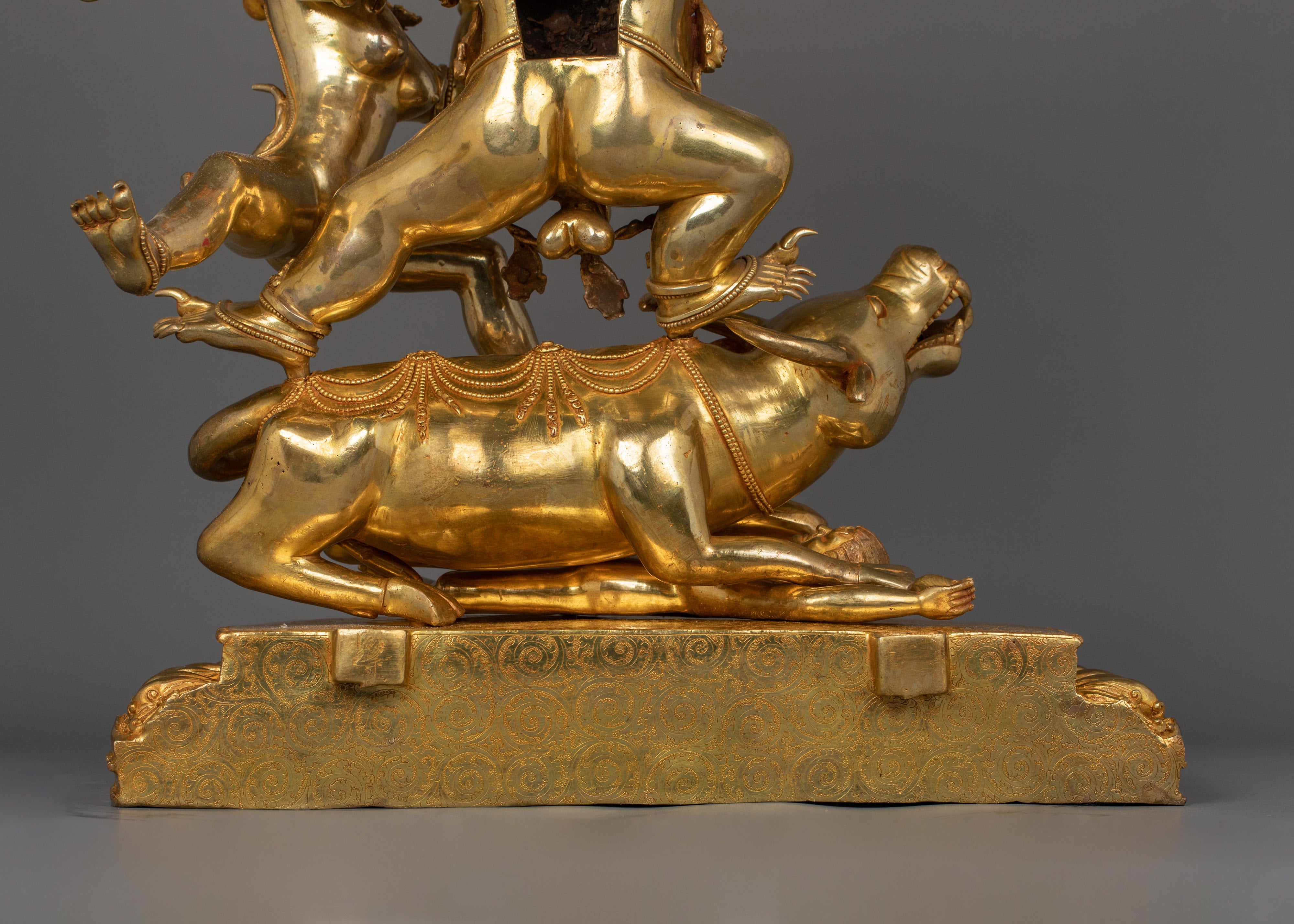 Spiritual Statue of Yamantaka With Consort | The Destroyer of Death