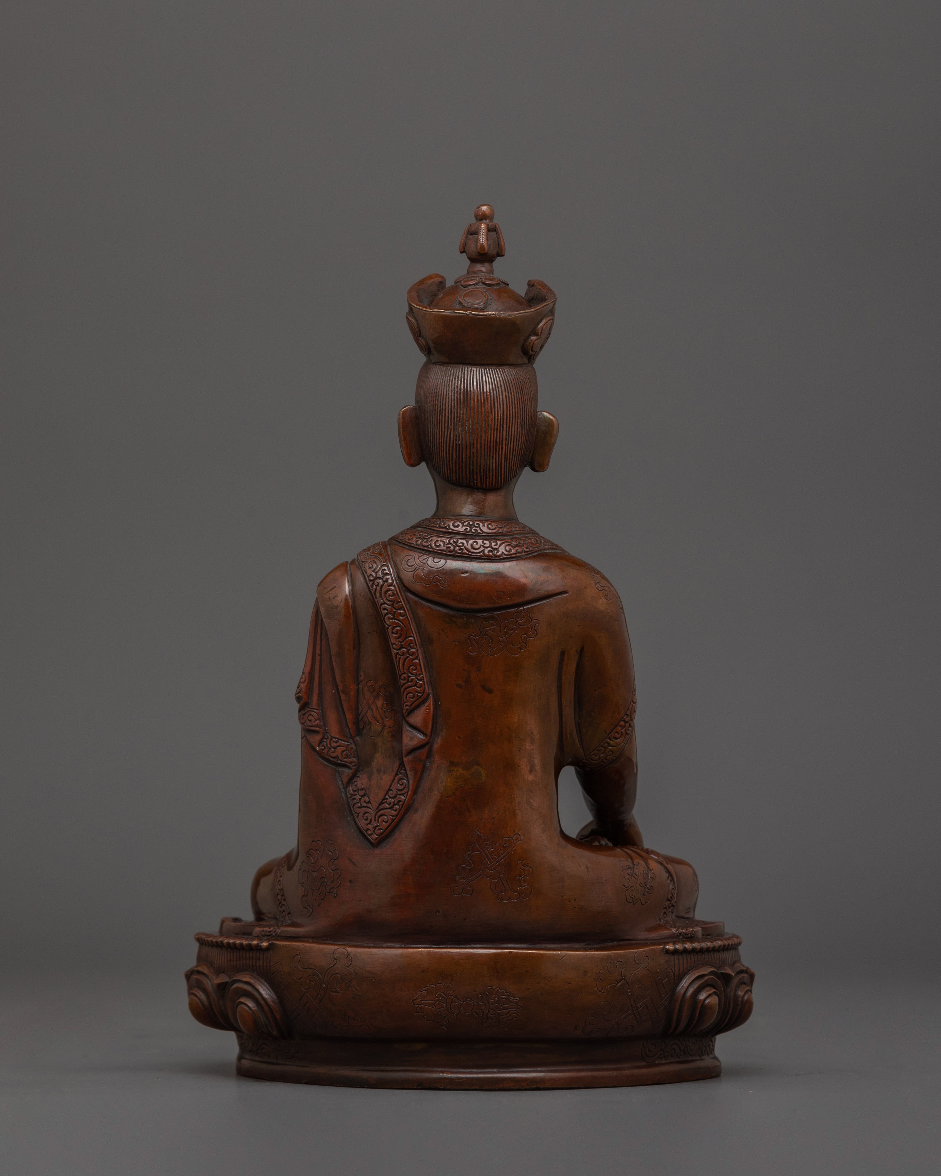 Handmade Sculpture of Tibetan Master Karmapa | Buddhist Master Statue