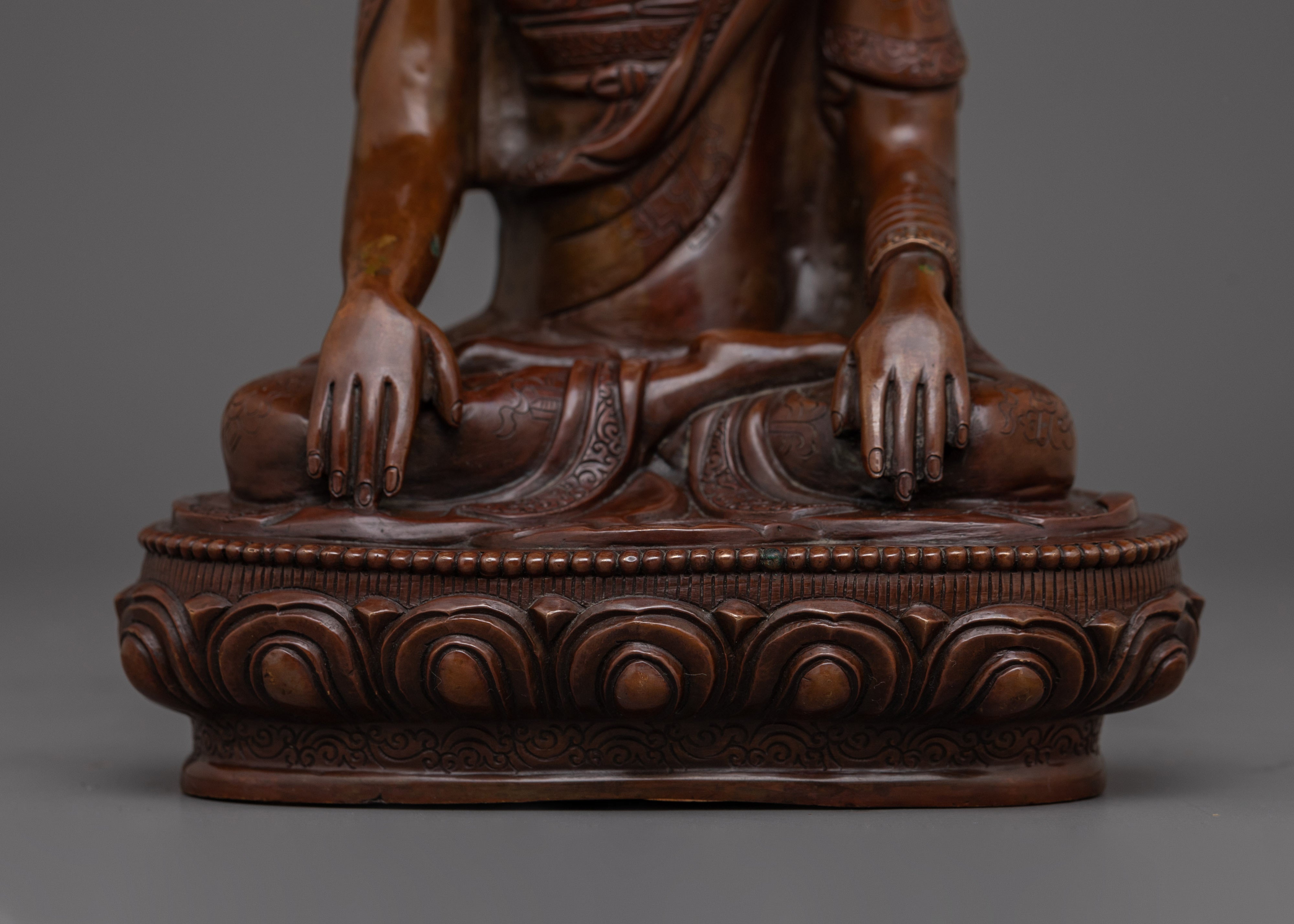 Handmade Sculpture of Tibetan Master Karmapa | Buddhist Master Statue