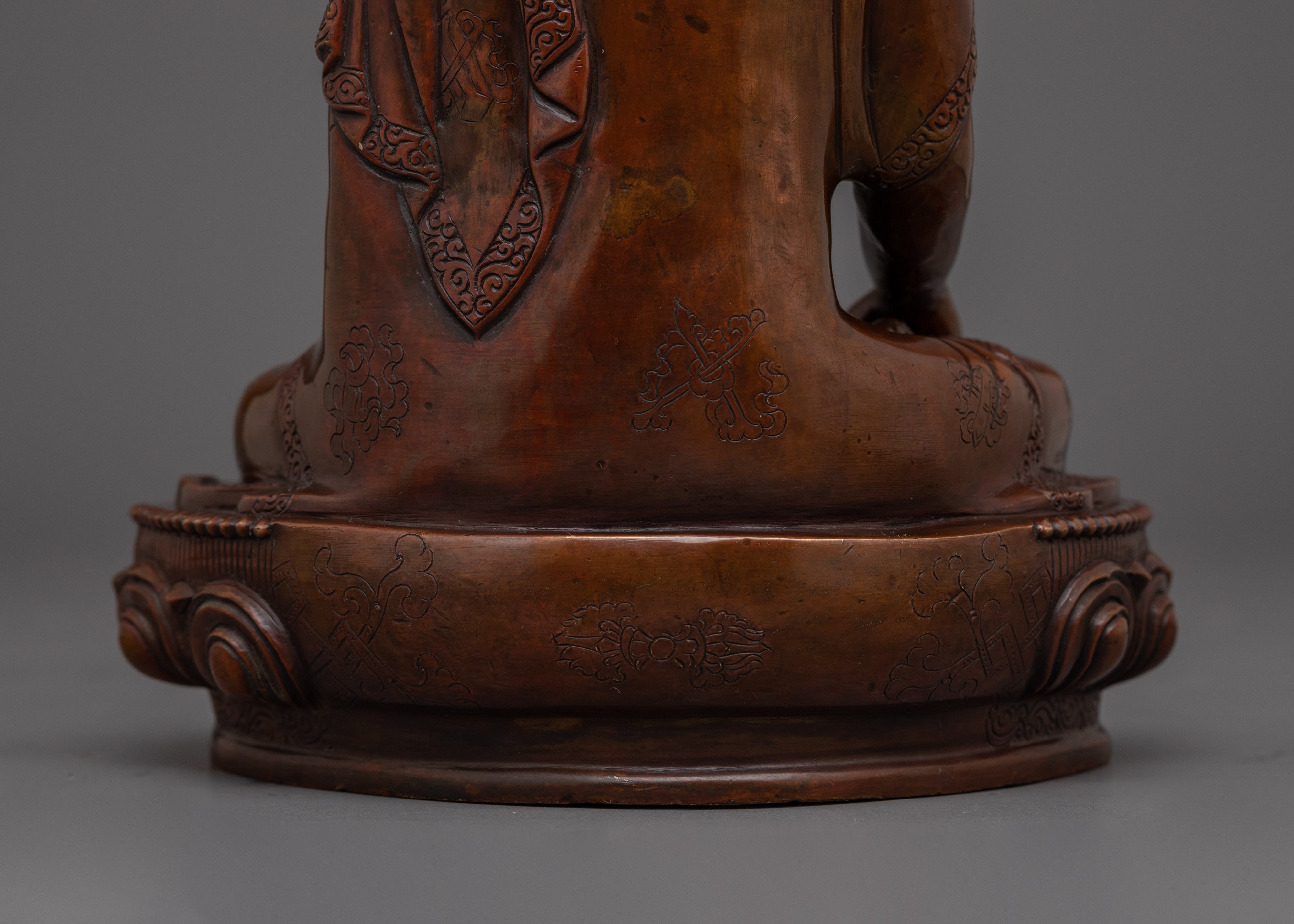 Handmade Sculpture of Tibetan Master Karmapa | Buddhist Master Statue