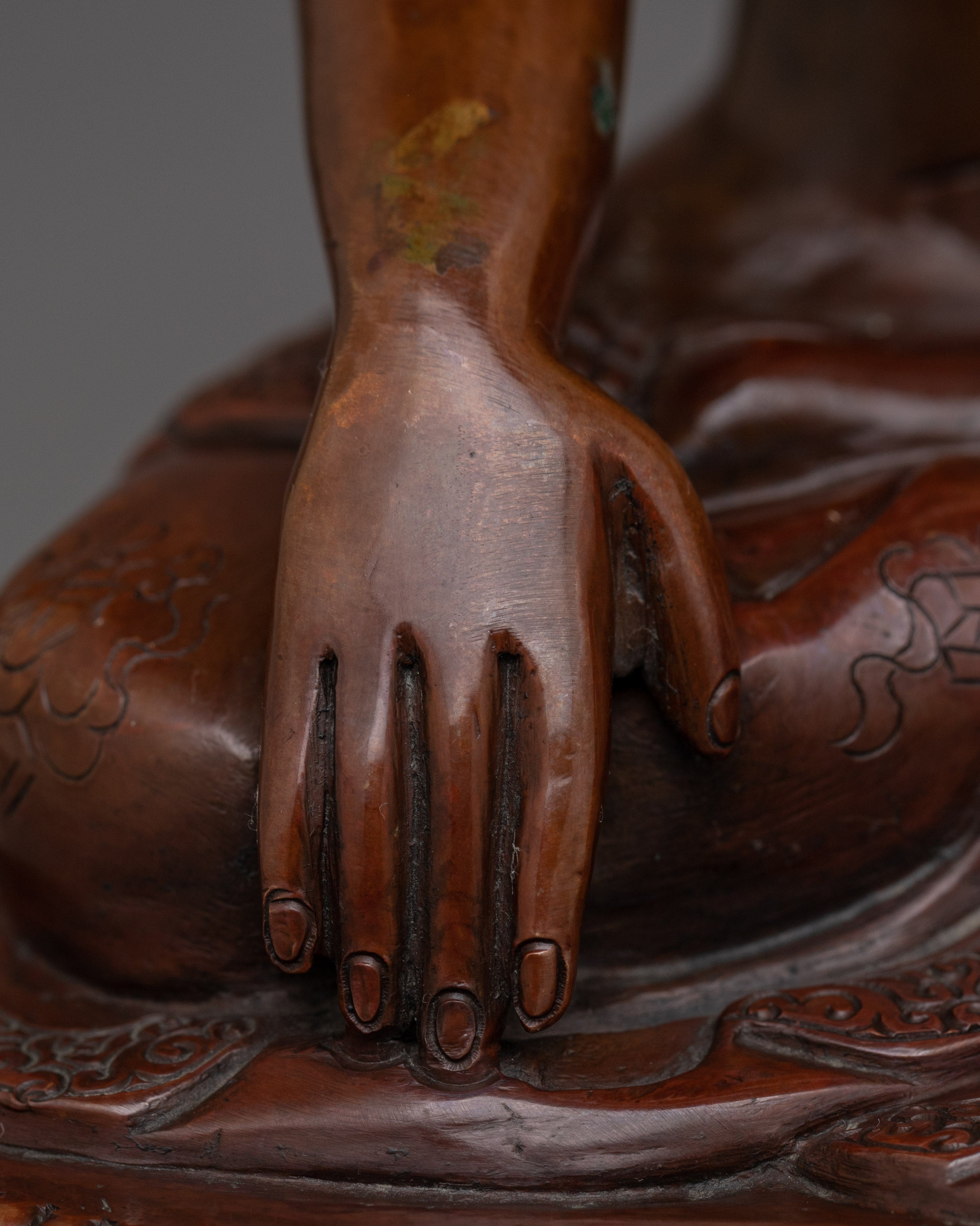 Handmade Sculpture of Tibetan Master Karmapa | Buddhist Master Statue